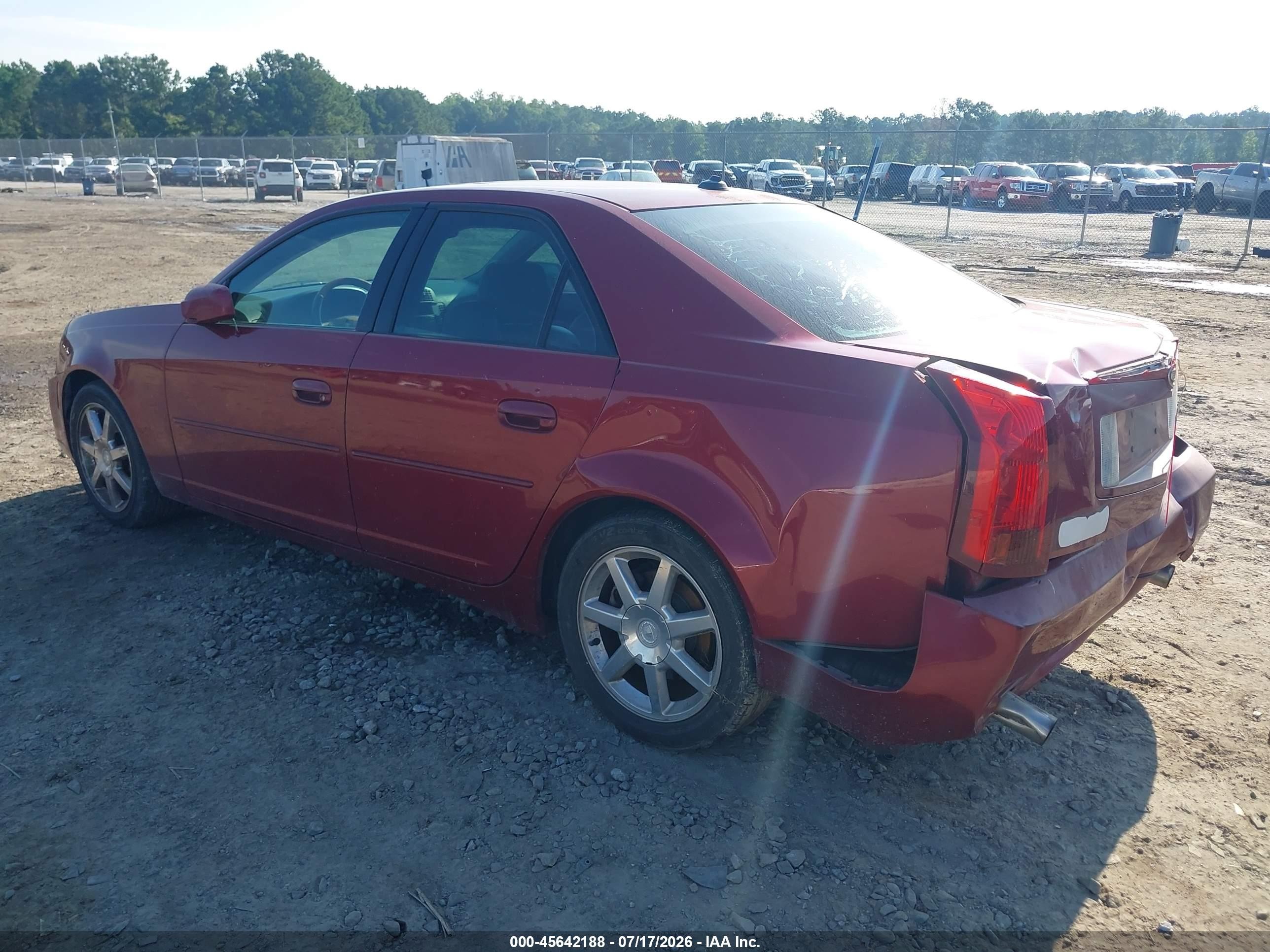 2004 Cadillac Cts   Red vin: 1G6DM577040175377