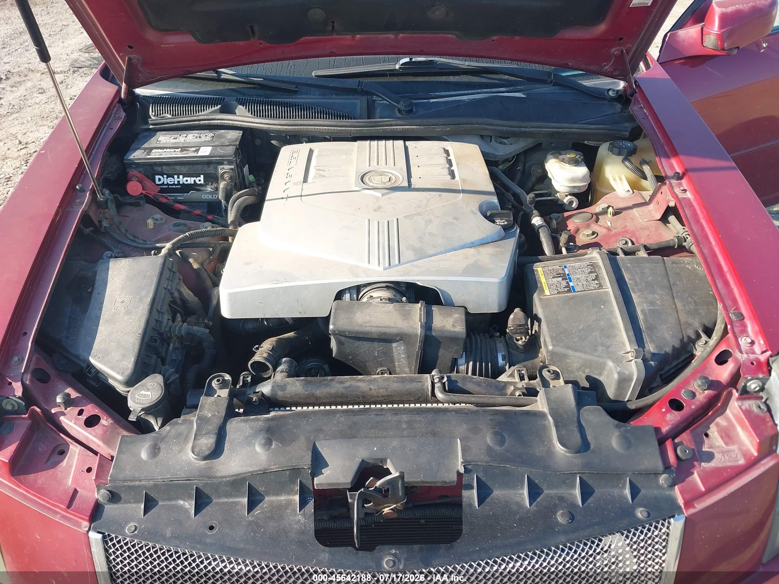 2004 Cadillac Cts   Red vin: 1G6DM577040175377