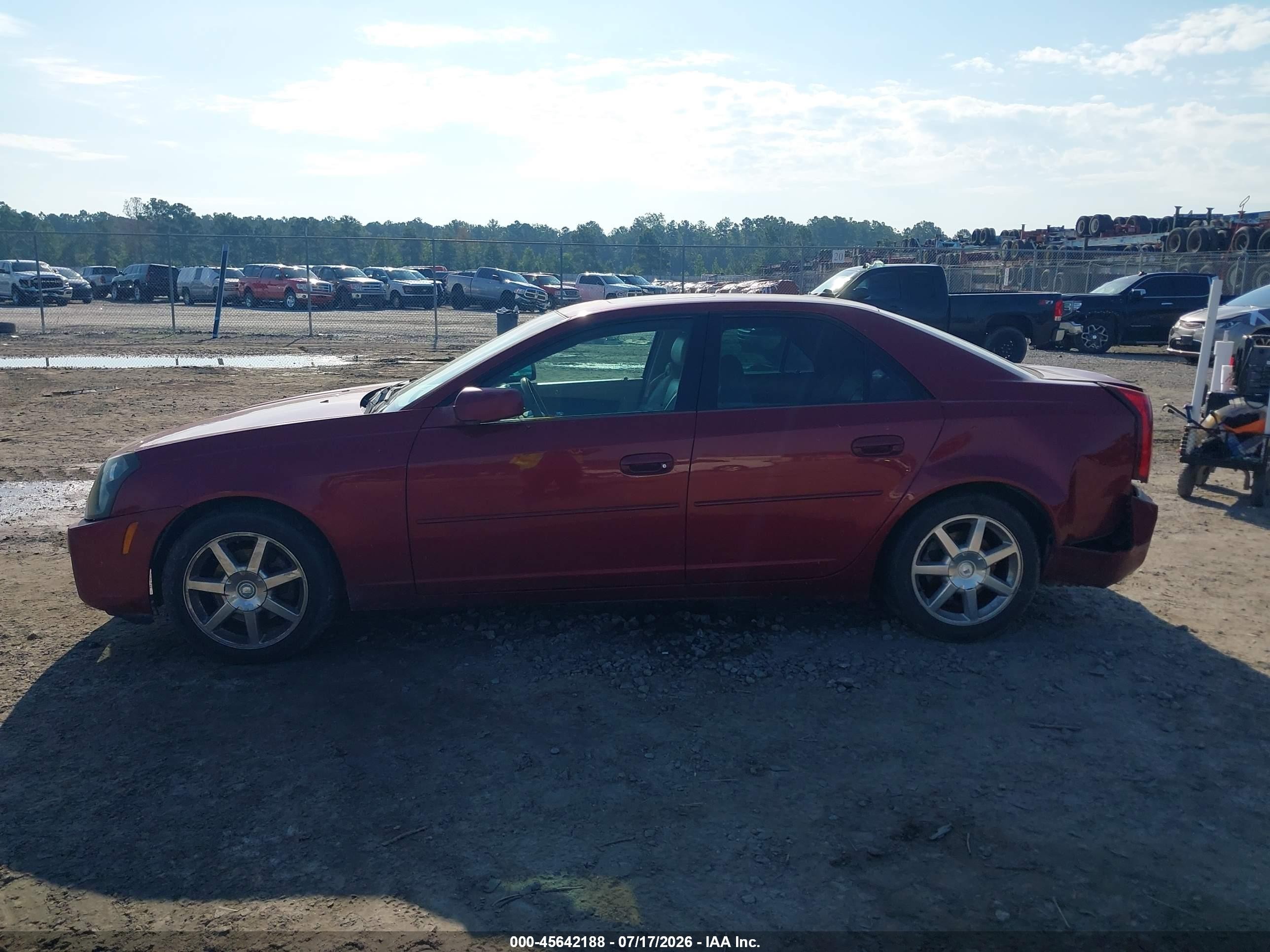 2004 Cadillac Cts   Red vin: 1G6DM577040175377