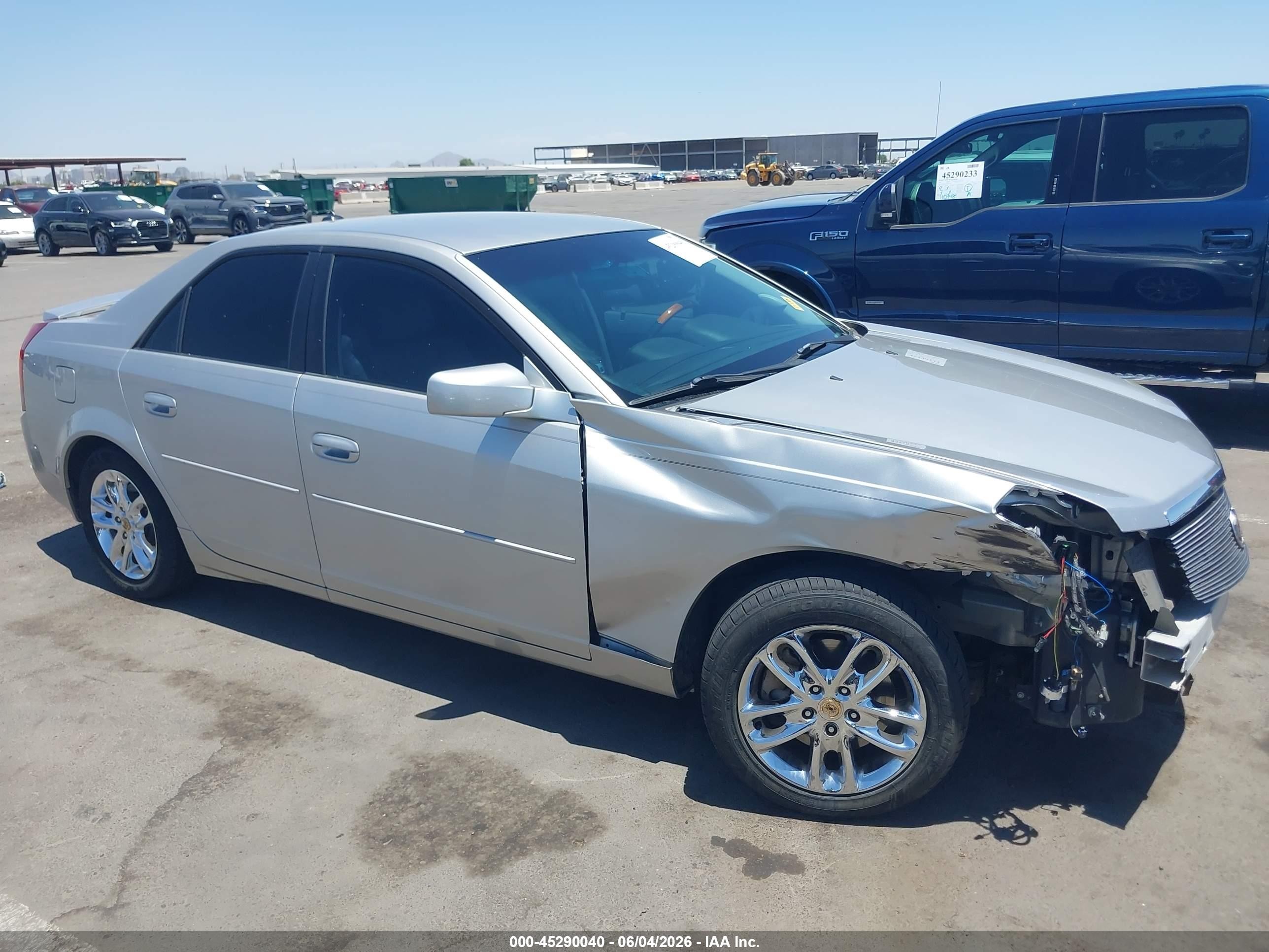 2004 Cadillac Cts Standard Silver vin: 1G6DM577140107461