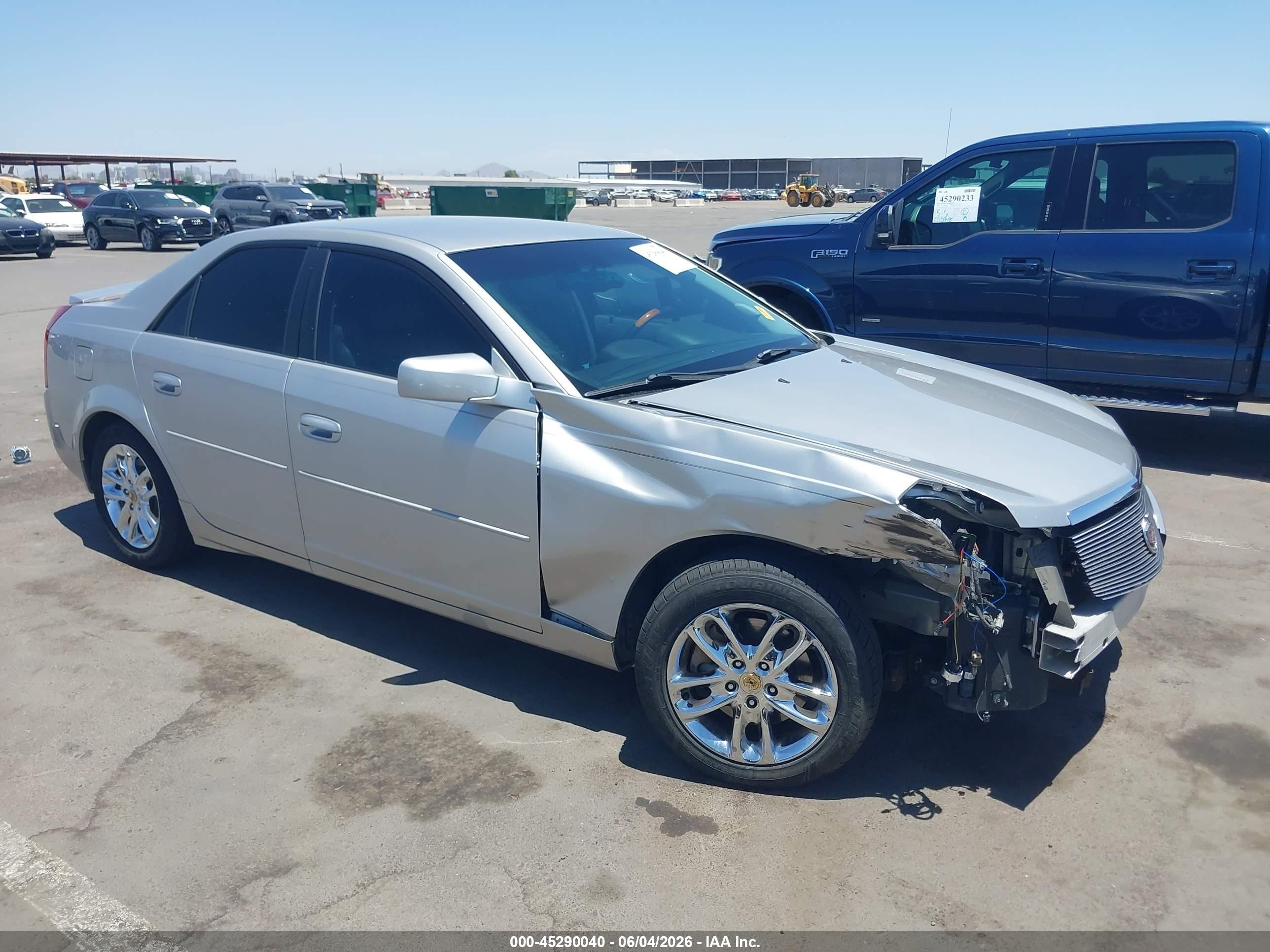 2004 Cadillac Cts Standard Silver vin: 1G6DM577140107461