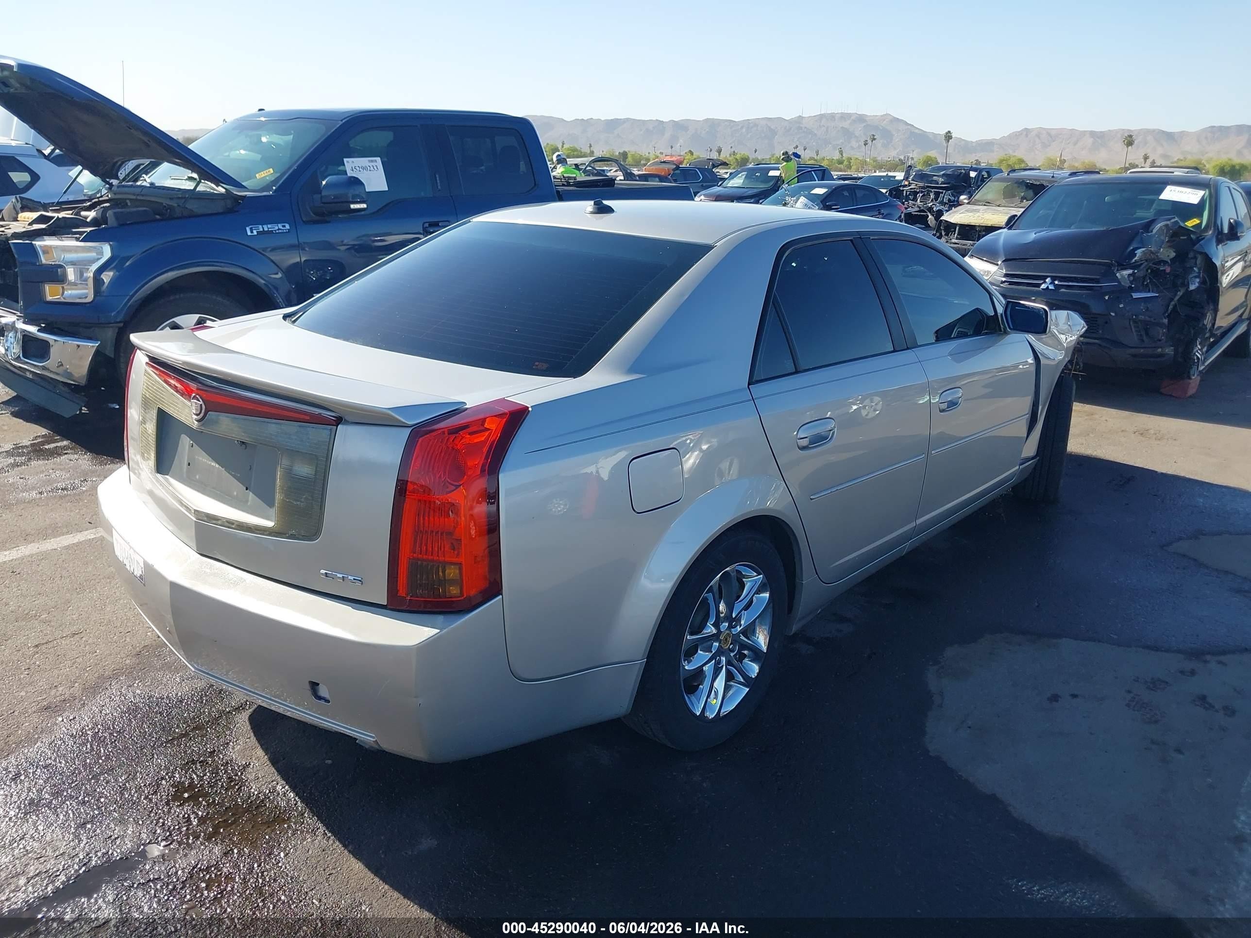 2004 Cadillac Cts Standard Silver vin: 1G6DM577140107461
