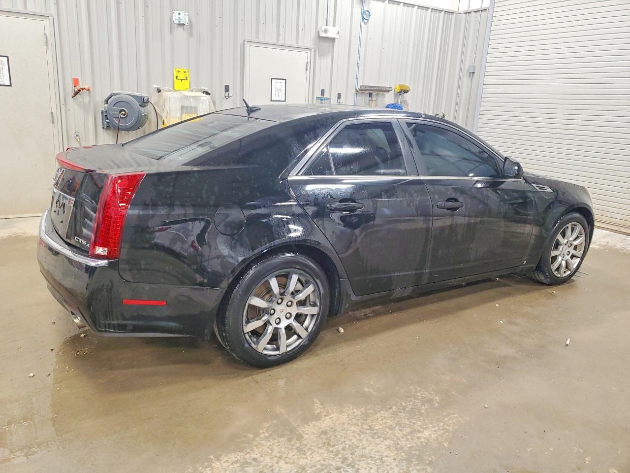 2008 Cadillac Cts Black vin: 1G6DM577180115386