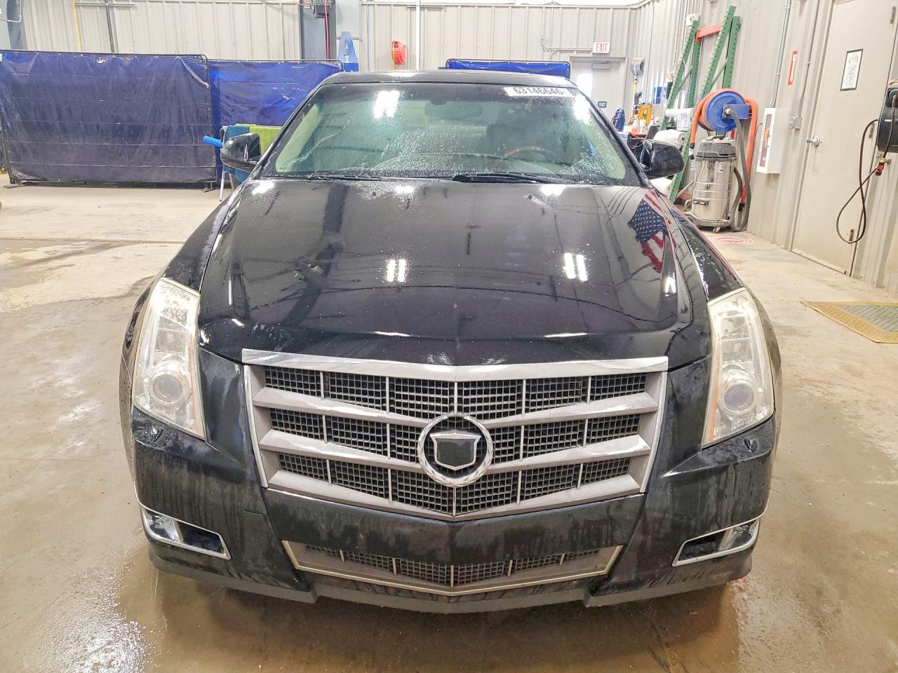 2008 Cadillac Cts Black vin: 1G6DM577180115386