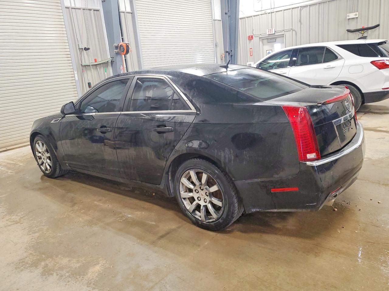 2008 Cadillac Cts Black vin: 1G6DM577180115386