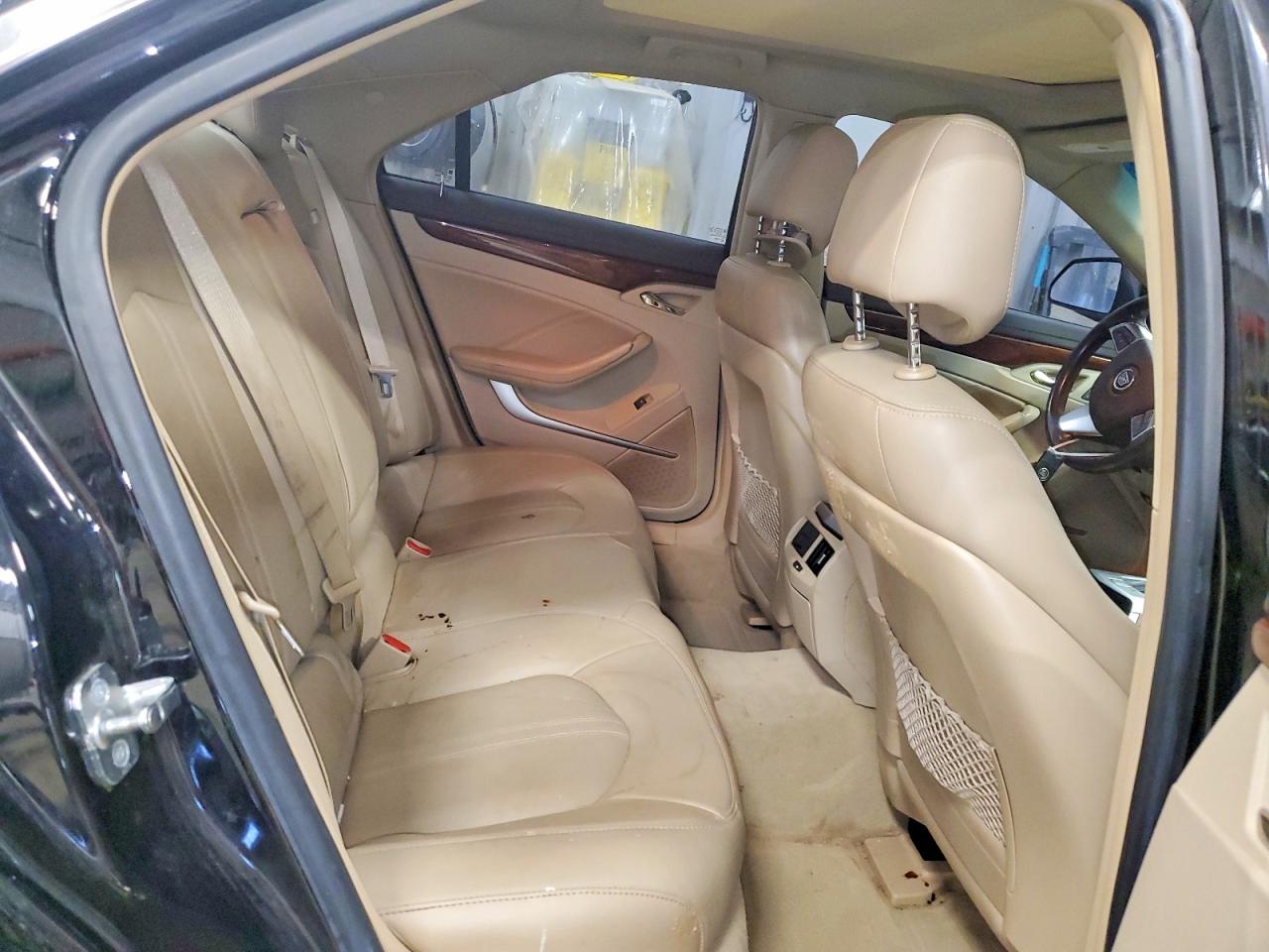 2008 Cadillac Cts Black vin: 1G6DM577180115386