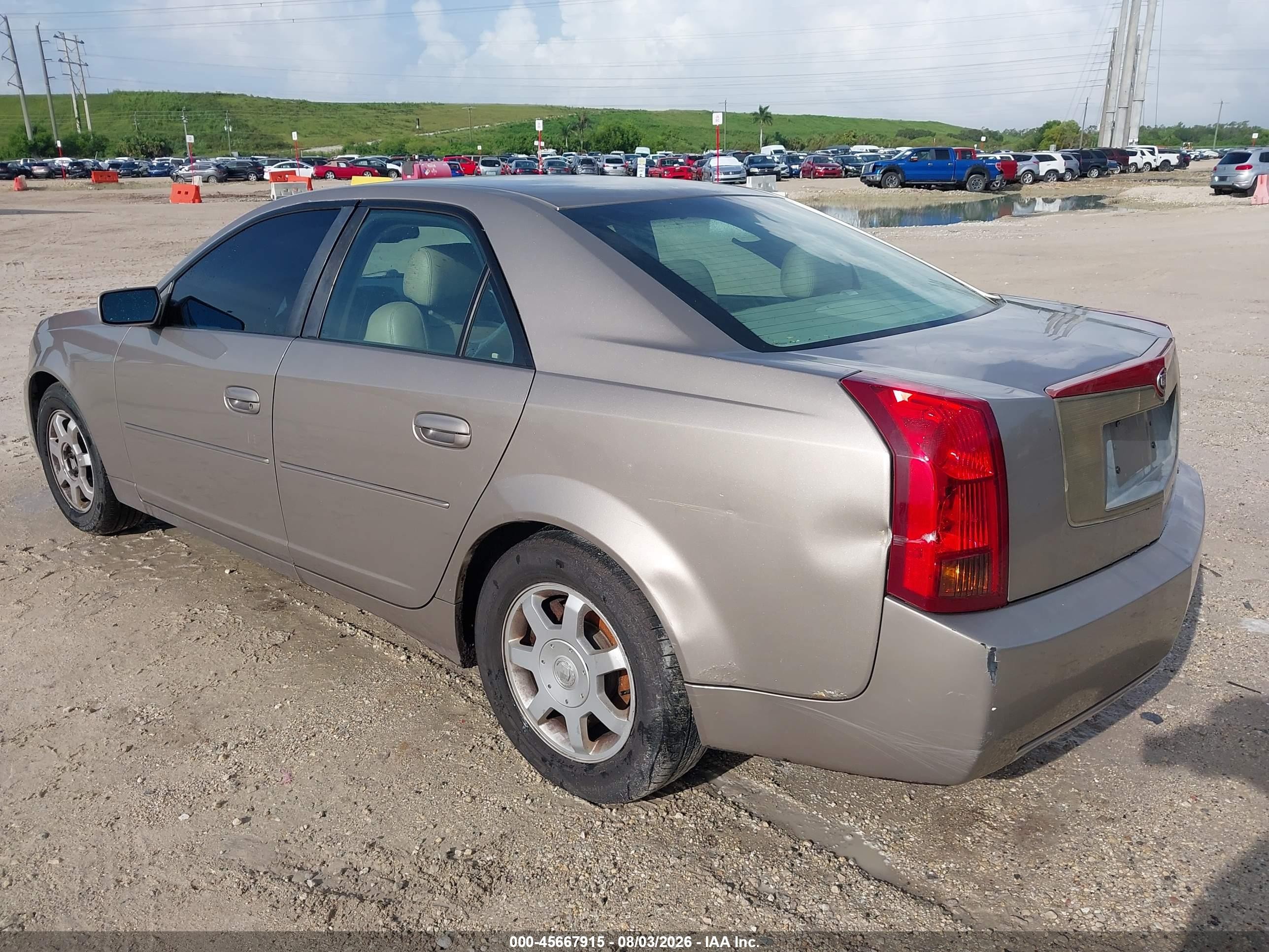 2004 Cadillac Cts Standard Tan vin: 1G6DM577240103063