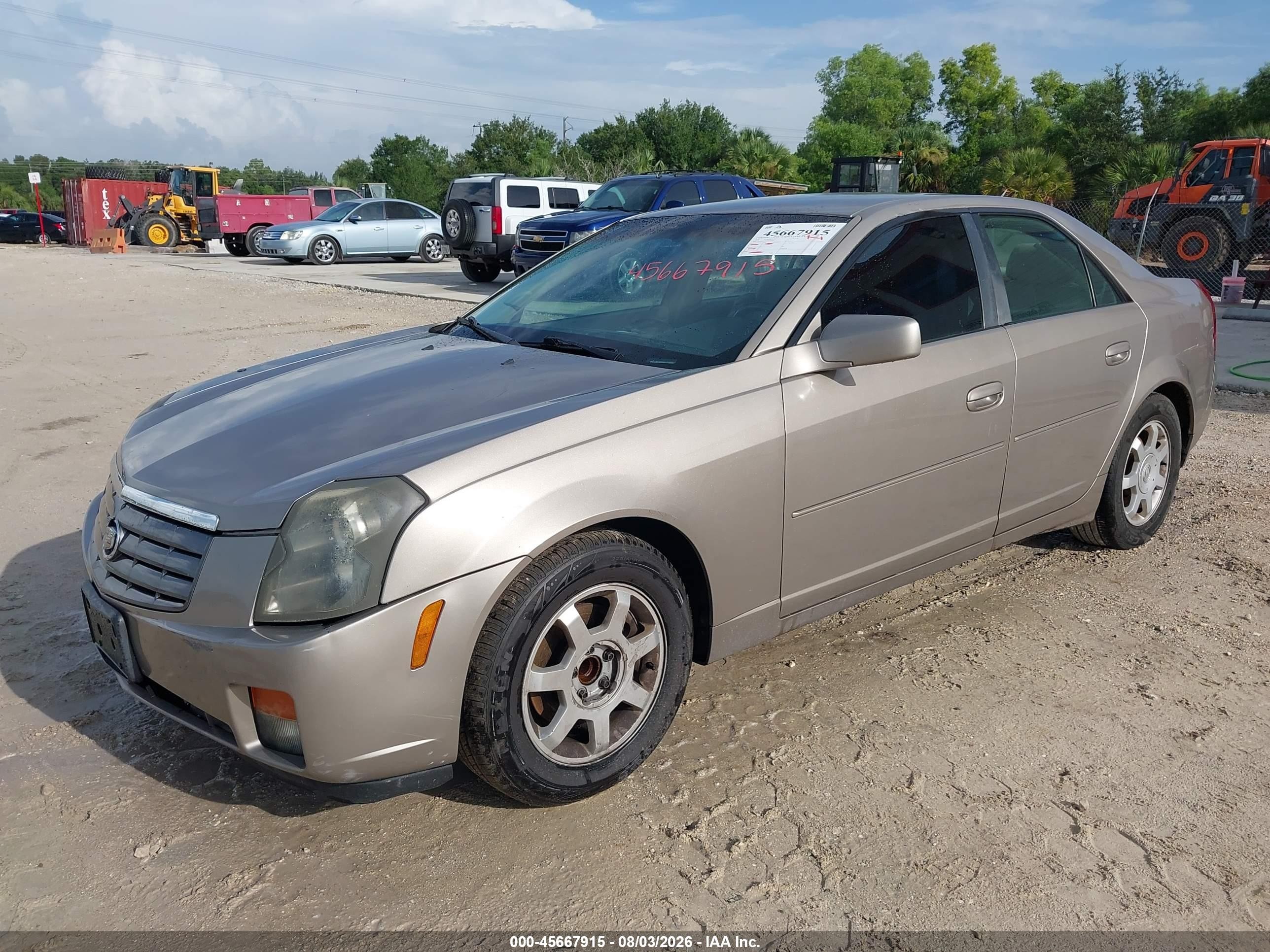 2004 Cadillac Cts Standard Tan vin: 1G6DM577240103063