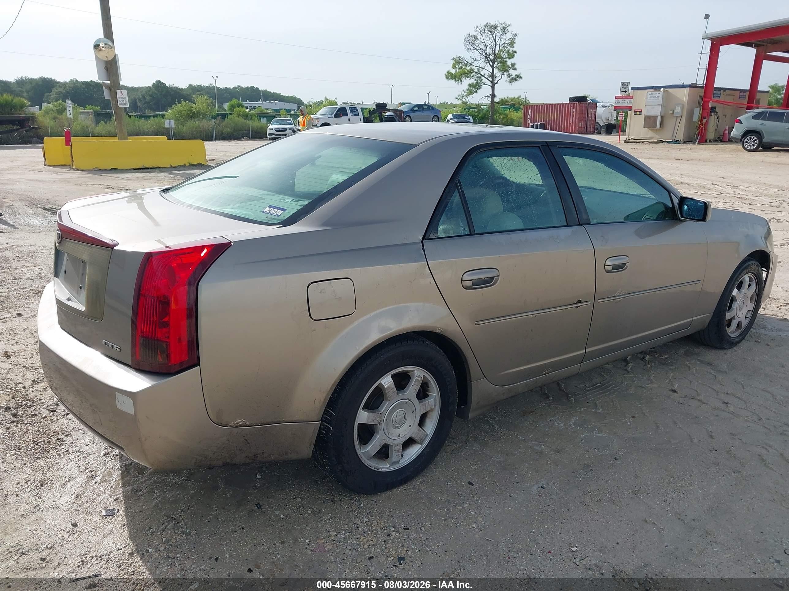 2004 Cadillac Cts Standard Tan vin: 1G6DM577240103063