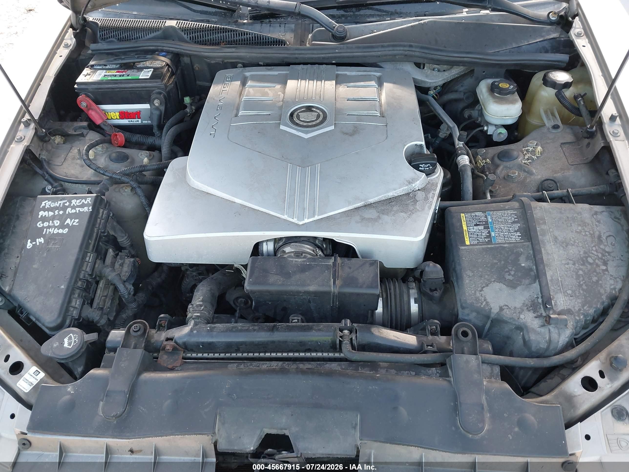 2004 Cadillac Cts Standard Tan vin: 1G6DM577240103063