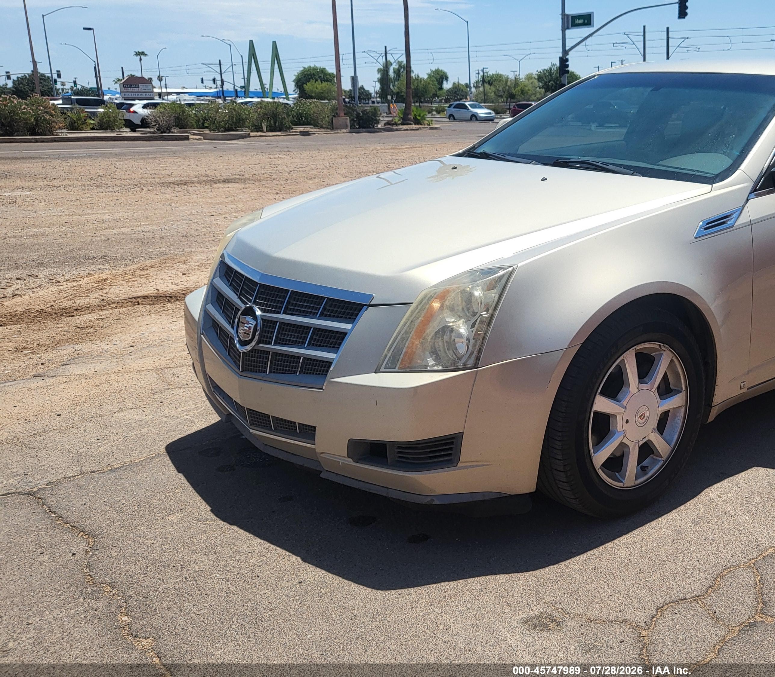 2008 Cadillac Cts Rwd W/1sa Gold vin: 1G6DM577380107841