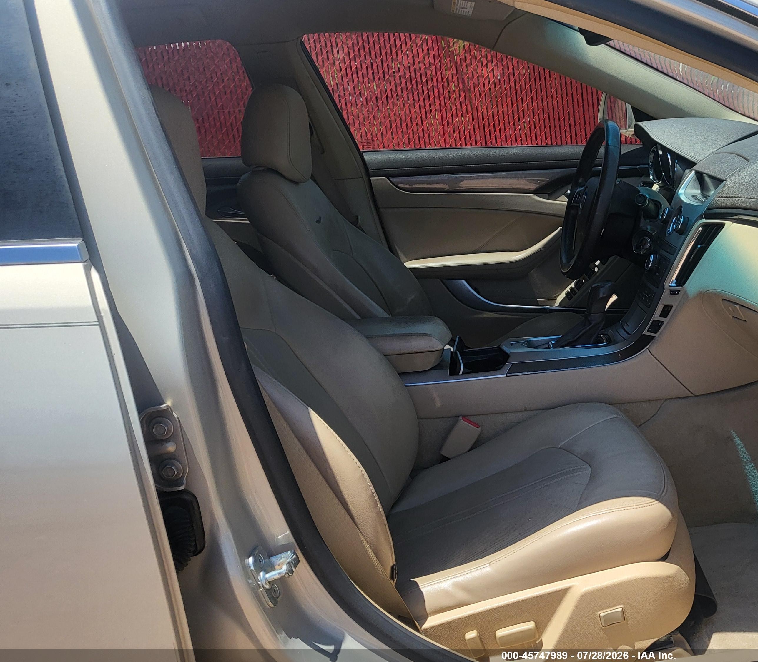 2008 Cadillac Cts Rwd W/1sa Gold vin: 1G6DM577380107841