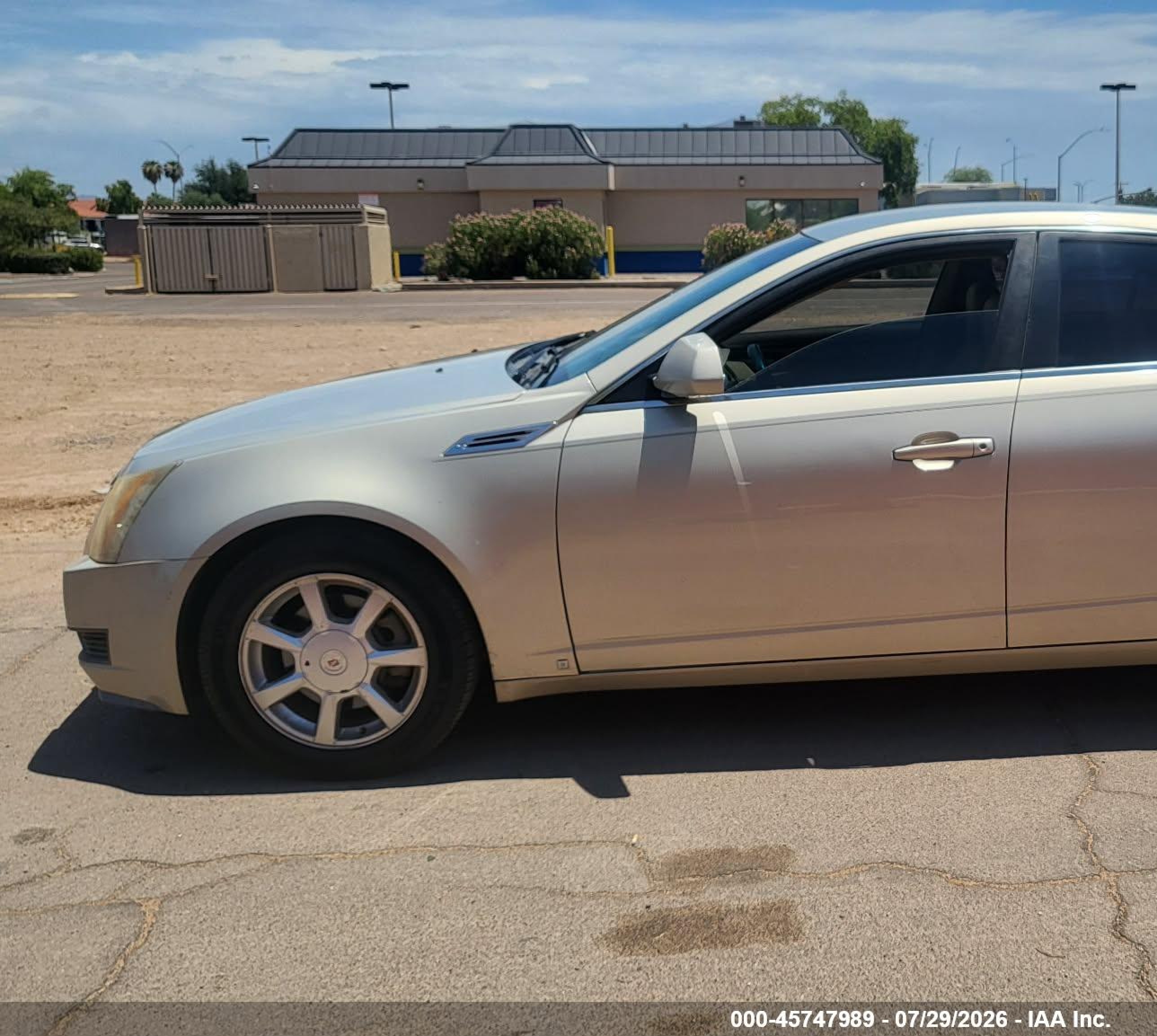 2008 Cadillac Cts Rwd W/1sa Gold vin: 1G6DM577380107841