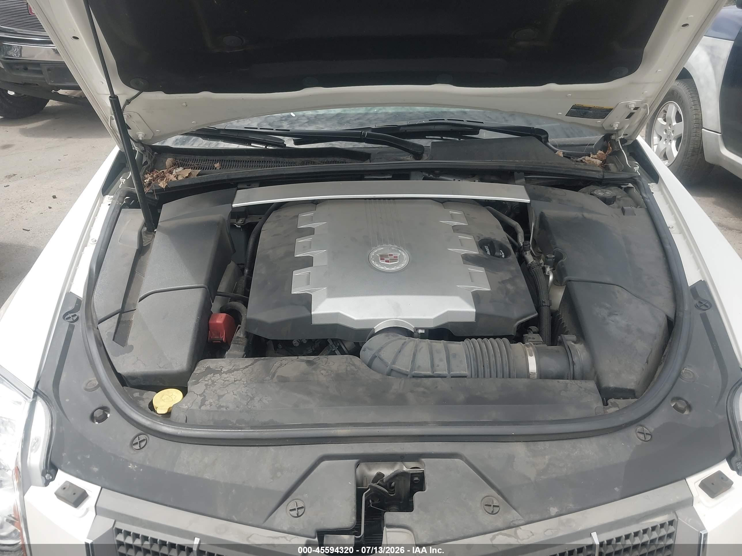 2008 Cadillac Cts Rwd W/1sa Белый vin: 1G6DM577380108522