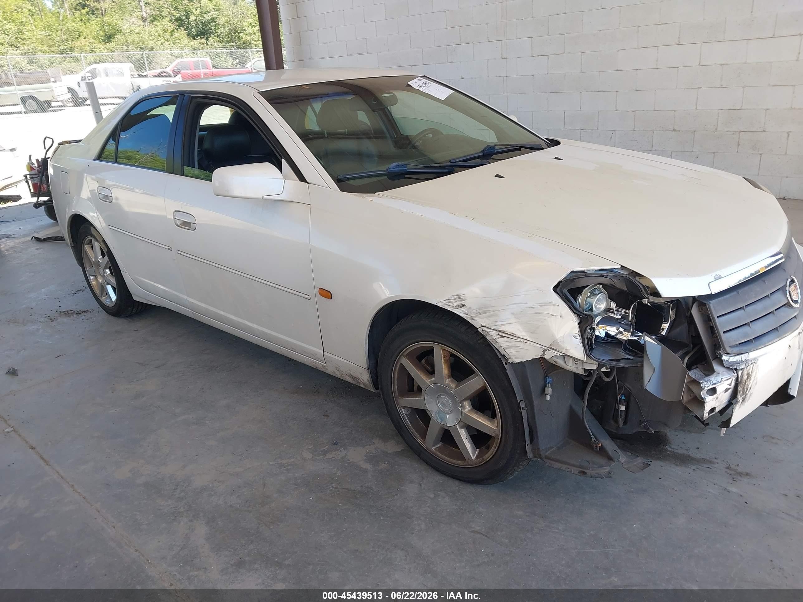 2004 Cadillac Cts Standard White vin: 1G6DM577440153673