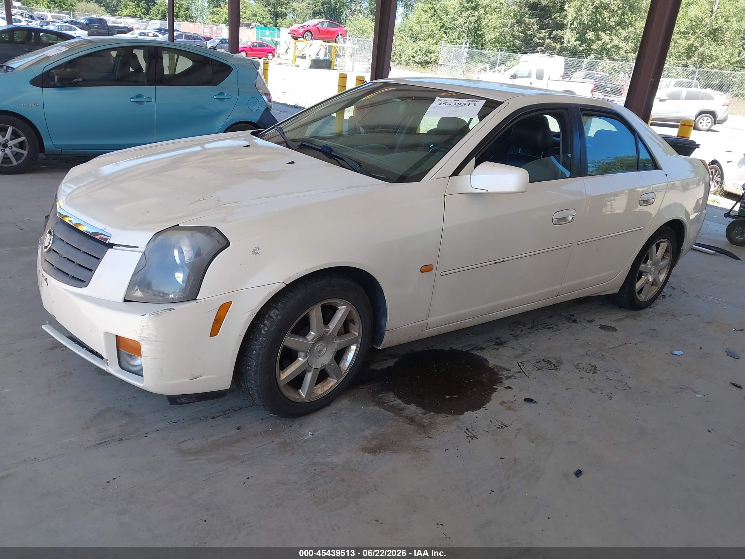 2004 Cadillac Cts Standard Белый vin: 1G6DM577440153673