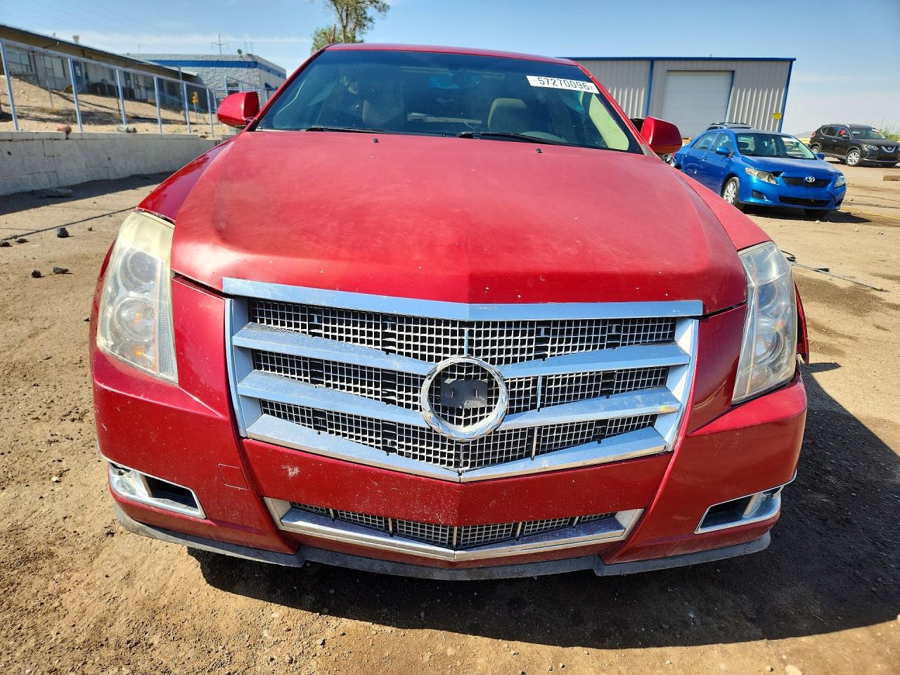 2008 Cadillac Cts Red vin: 1G6DM577480115270