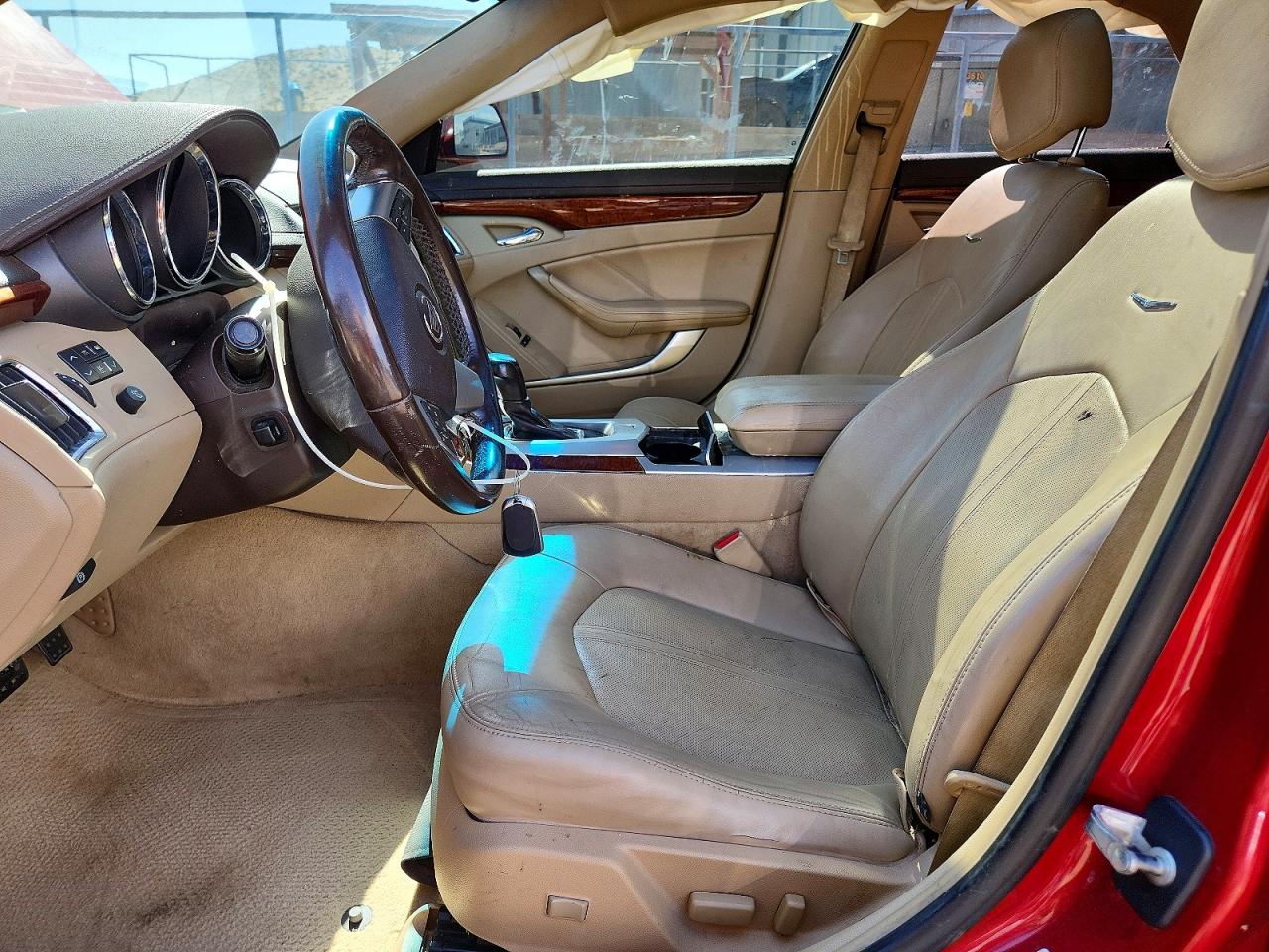 2008 Cadillac Cts Red vin: 1G6DM577480115270