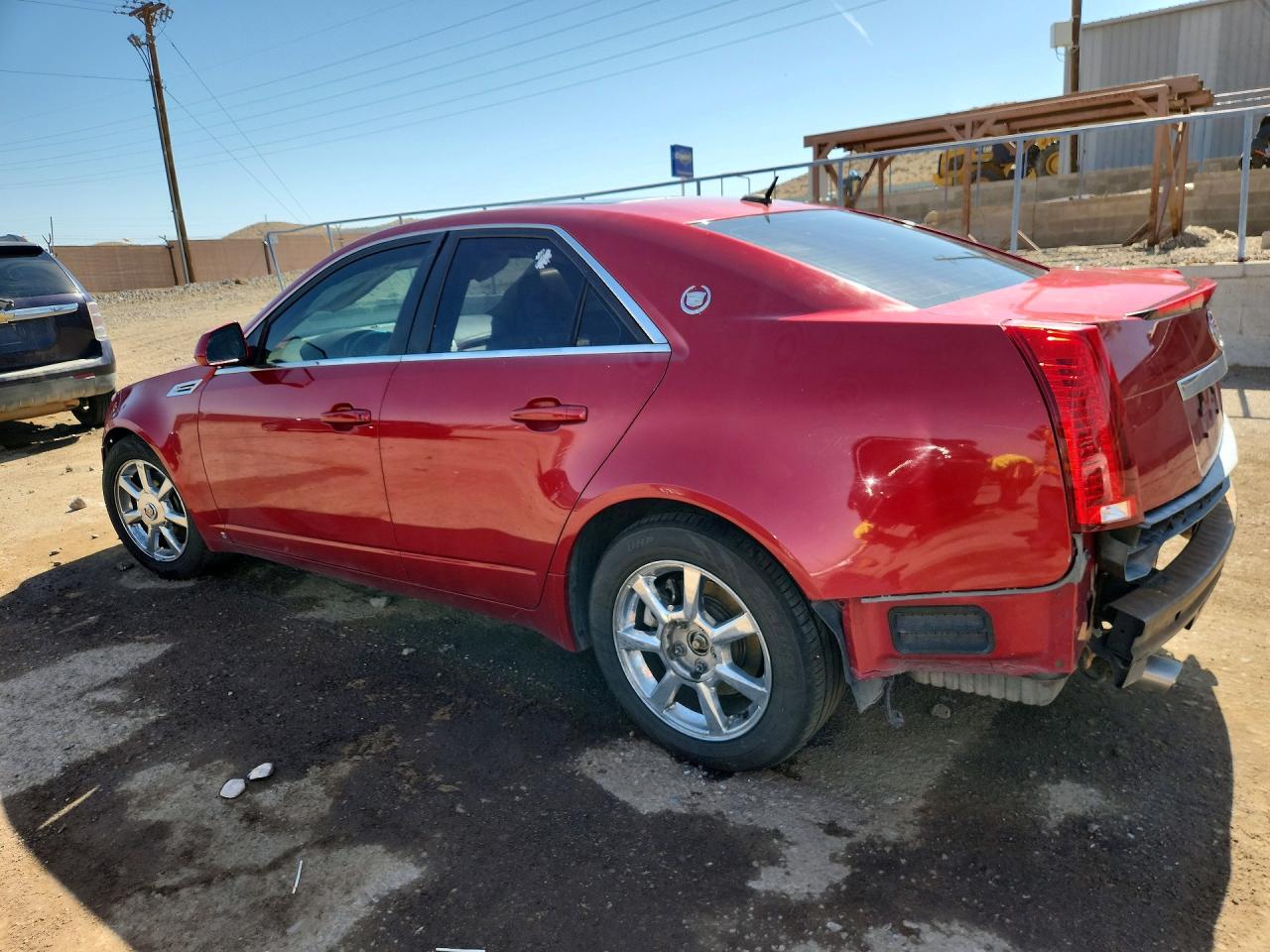 2008 Cadillac Cts Red vin: 1G6DM577480115270