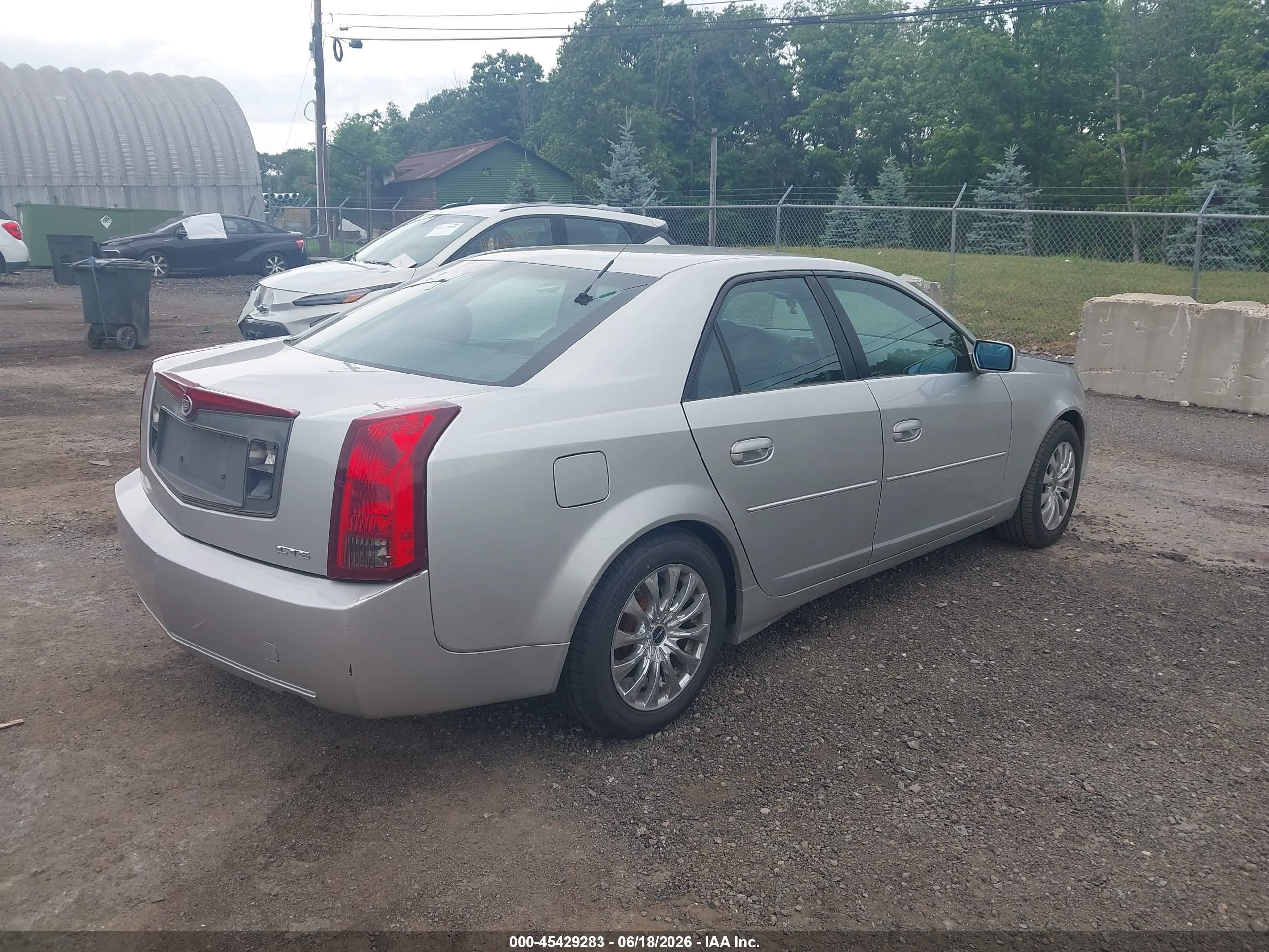 2004 Cadillac Cts Standard Silver vin: 1G6DM577640116141