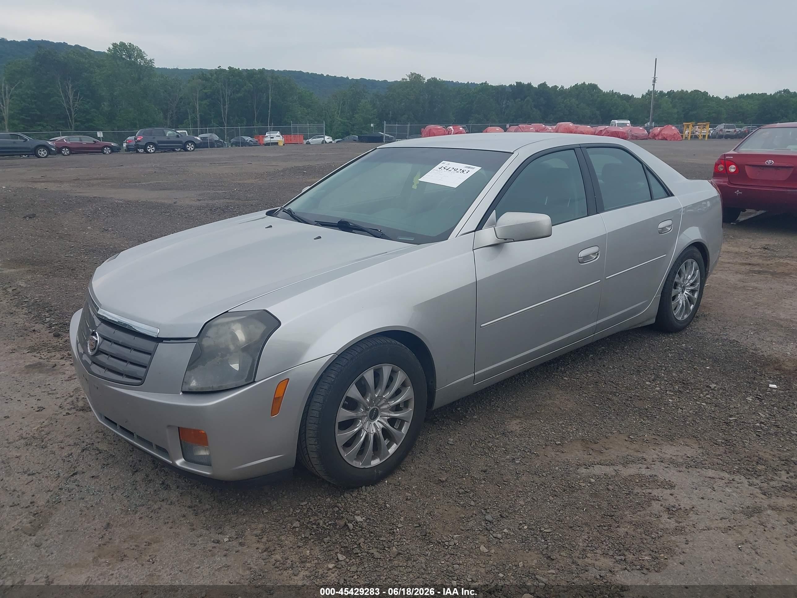 2004 Cadillac Cts Standard Silver vin: 1G6DM577640116141