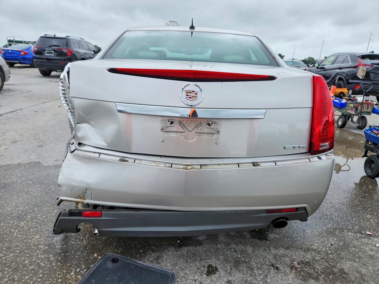 2008 Cadillac Cts Silver vin: 1G6DM577680119806
