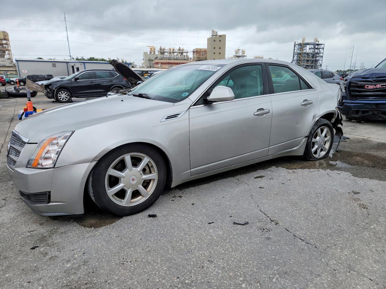 2008 Cadillac Cts Silver vin: 1G6DM577680119806