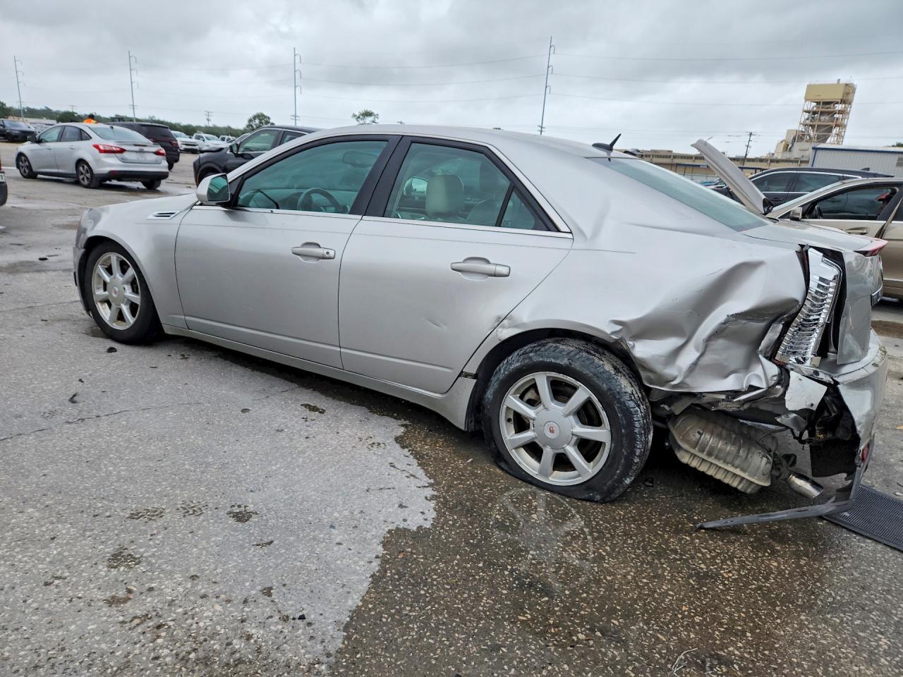 2008 Cadillac Cts Silver vin: 1G6DM577680119806