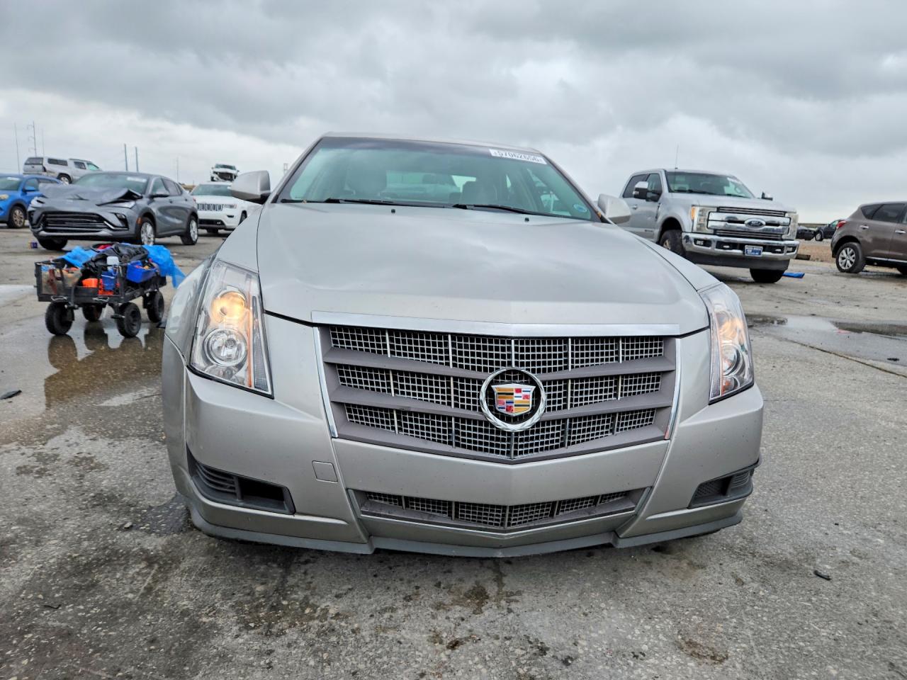 2008 Cadillac Cts Silver vin: 1G6DM577680119806