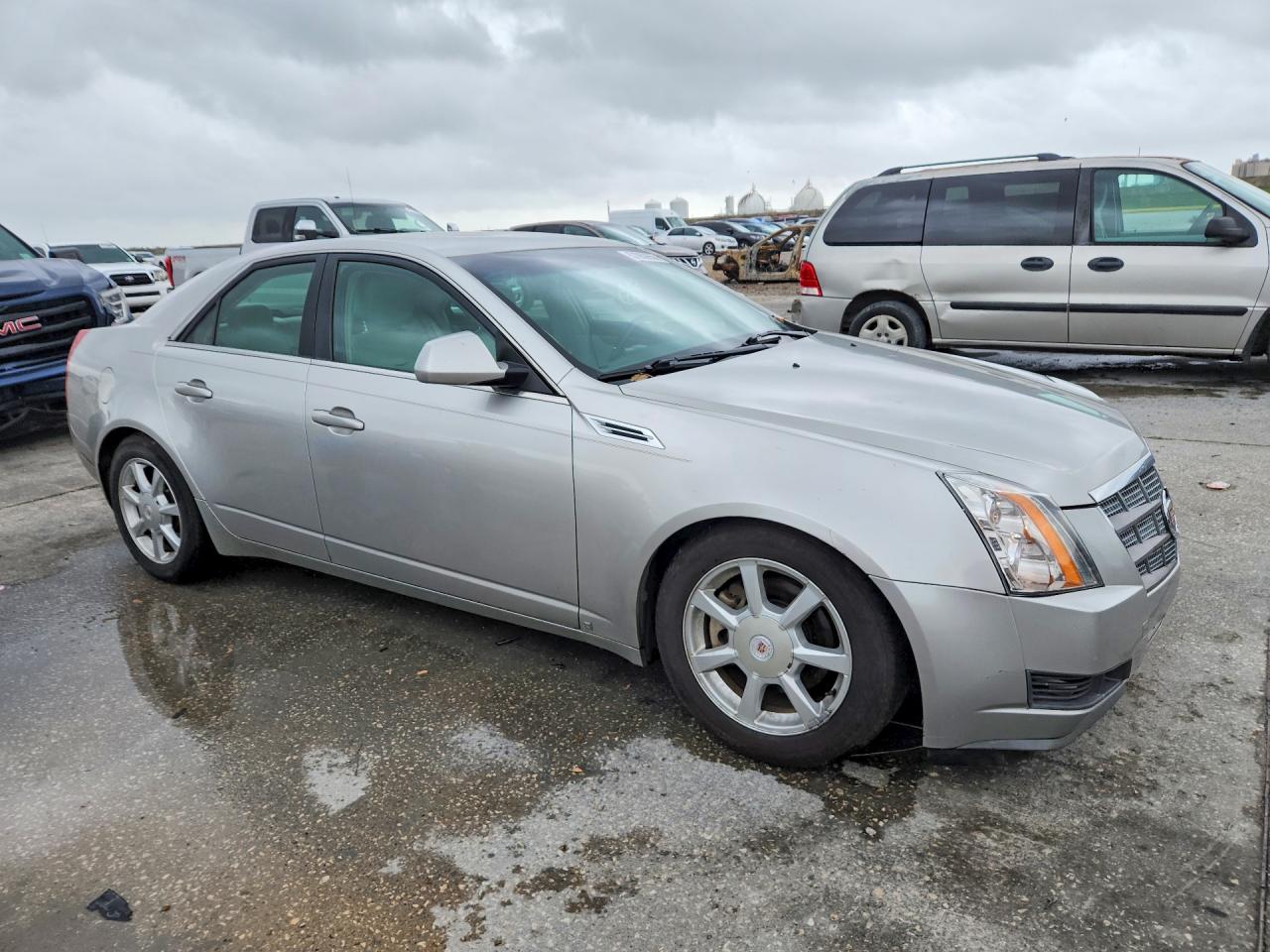 2008 Cadillac Cts Silver vin: 1G6DM577680119806