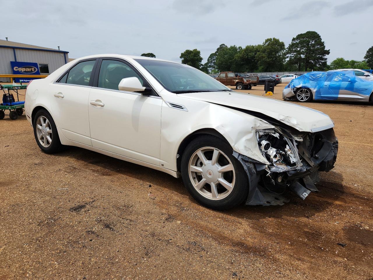 2008 Cadillac Cts Белый vin: 1G6DM577780113674