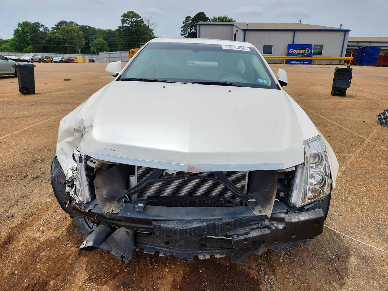 2008 Cadillac Cts Белый vin: 1G6DM577780113674