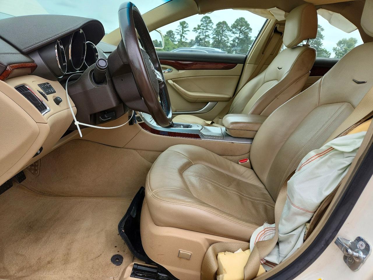 2008 Cadillac Cts Белый vin: 1G6DM577780113674