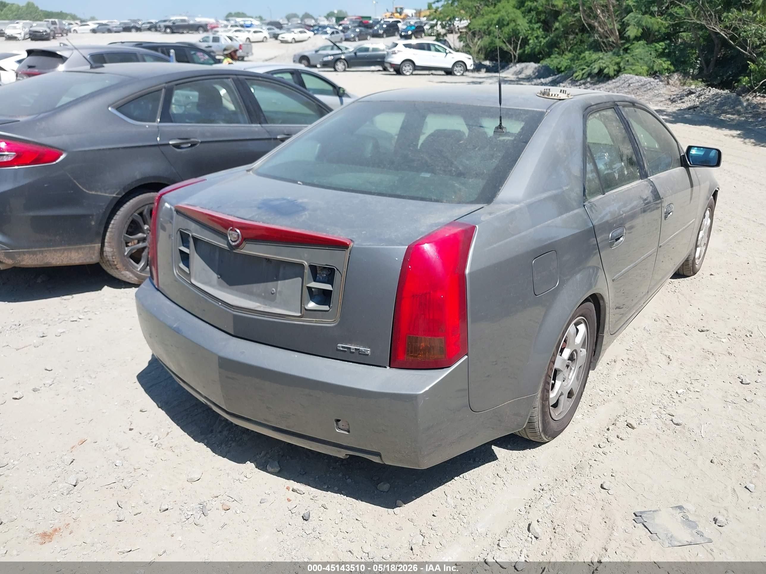 2004 Cadillac Cts Standard Silver vin: 1G6DM577840101107