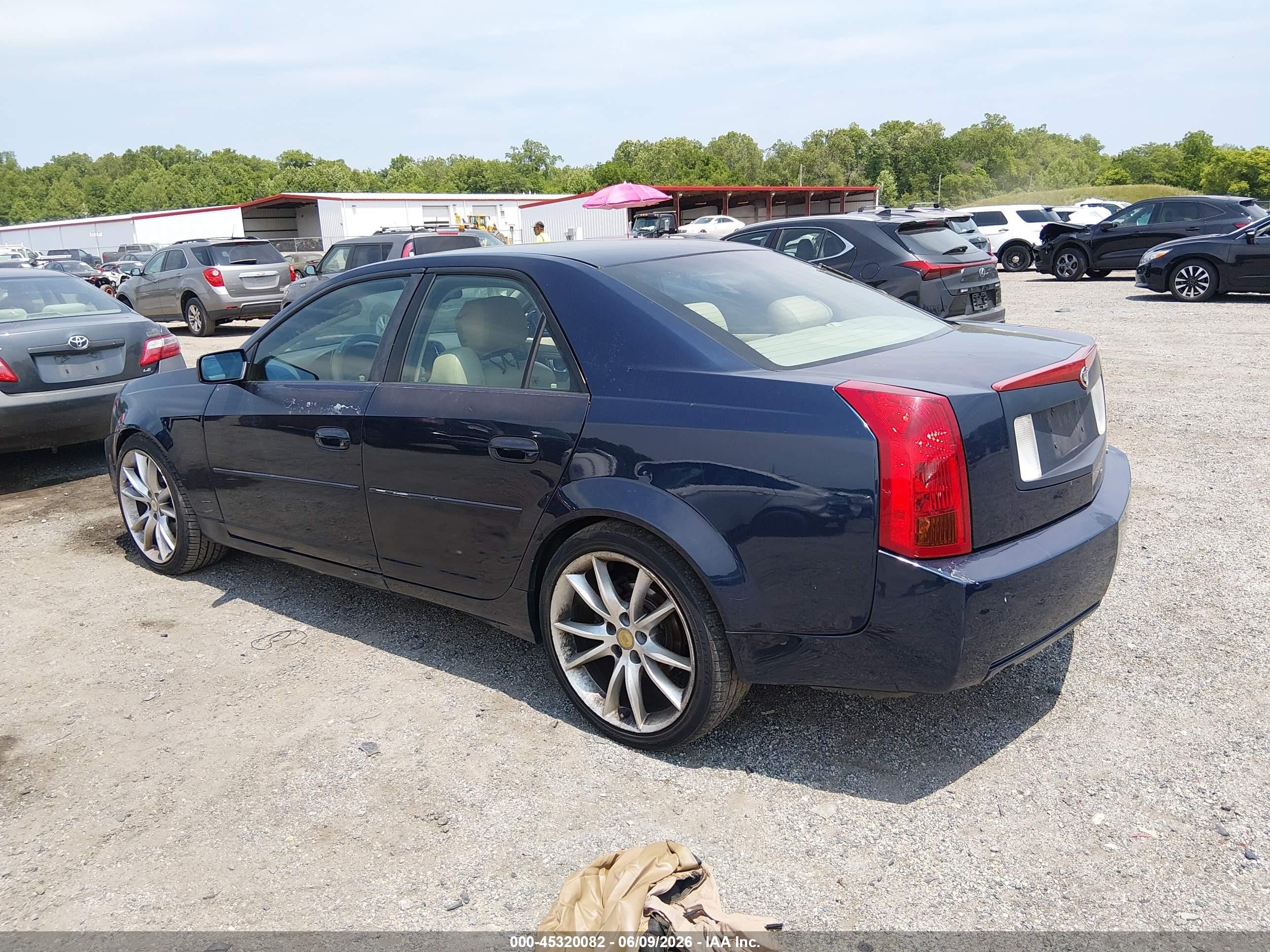 2004 Cadillac Cts Standard Dark Blue vin: 1G6DM577840123673