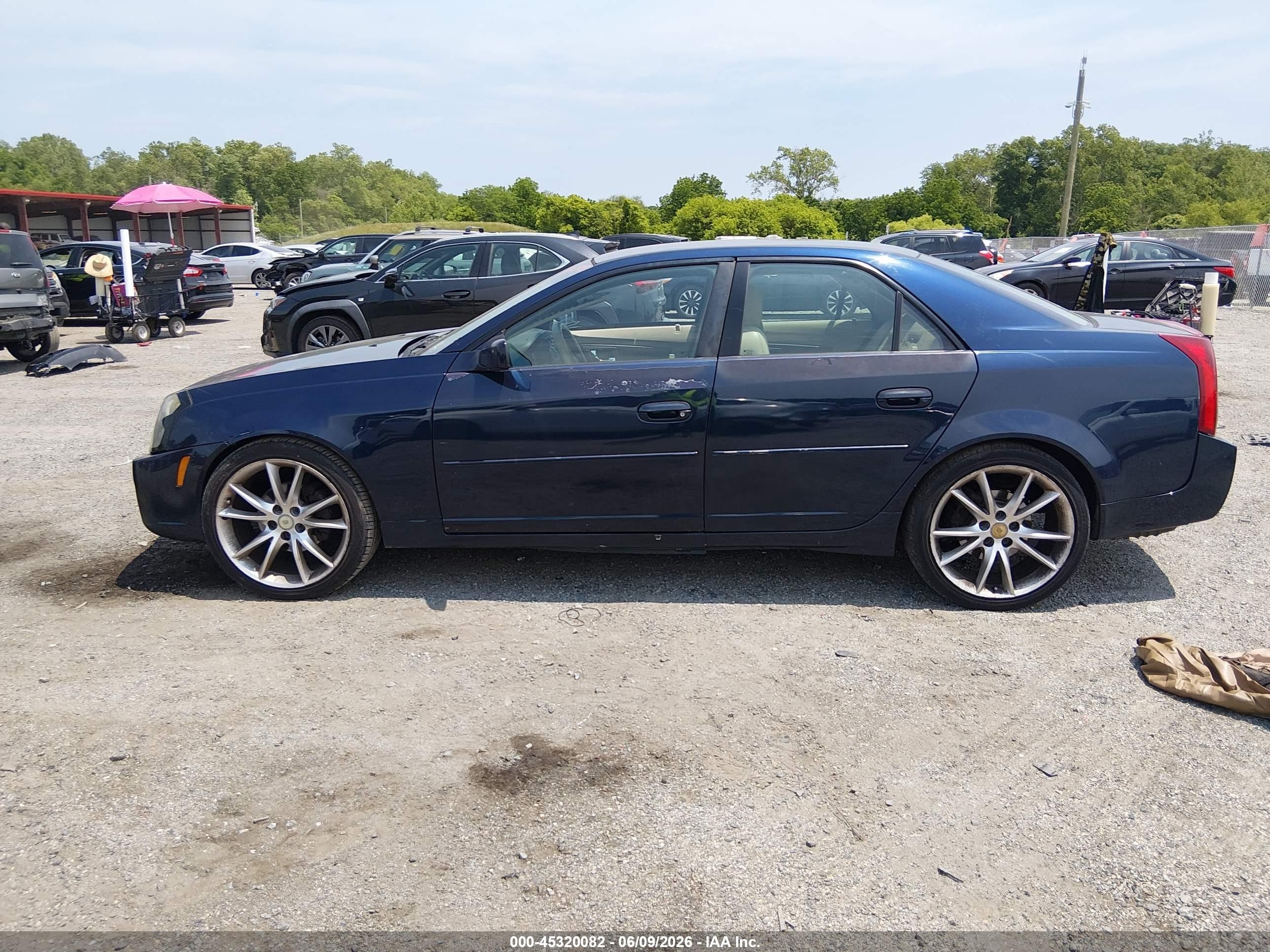 2004 Cadillac Cts Standard Dark Blue vin: 1G6DM577840123673