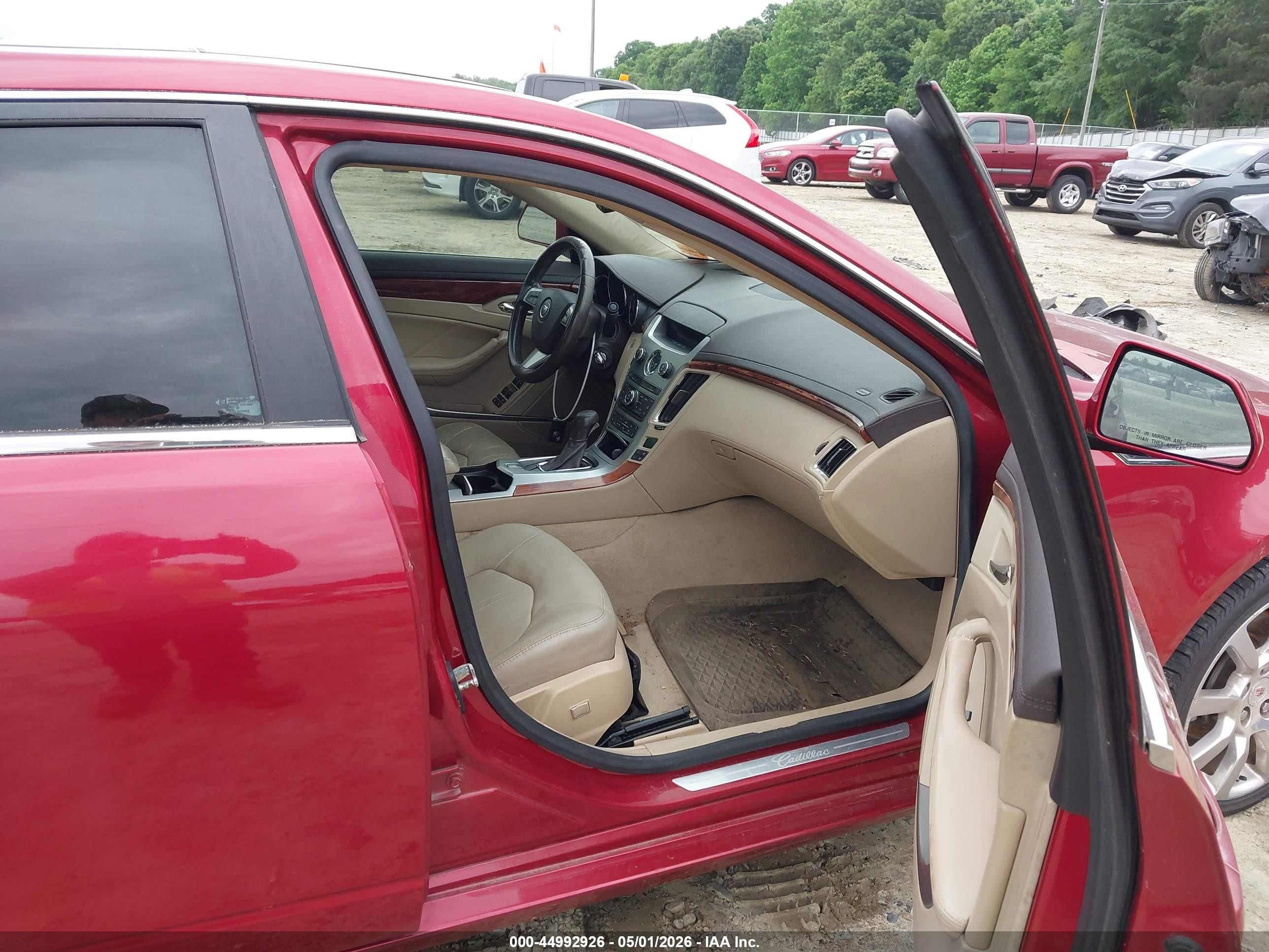 2008 Cadillac Cts Standard Red vin: 1G6DM577980122585