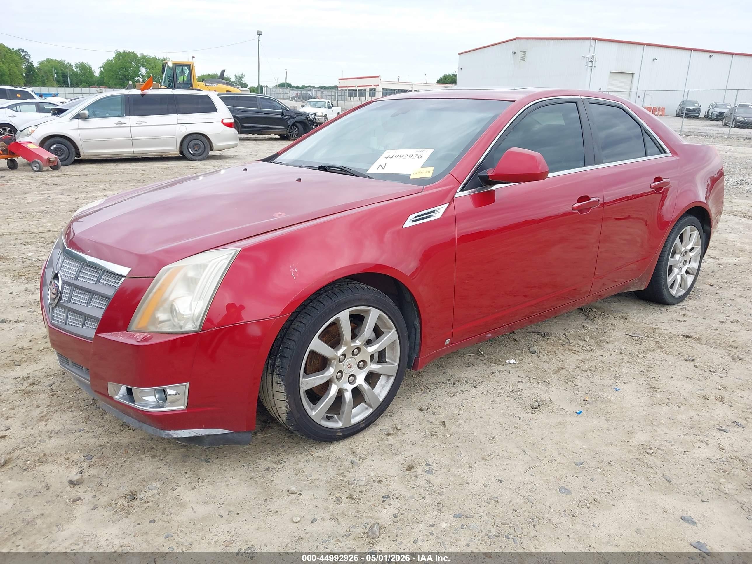 2008 Cadillac Cts Standard Red vin: 1G6DM577980122585