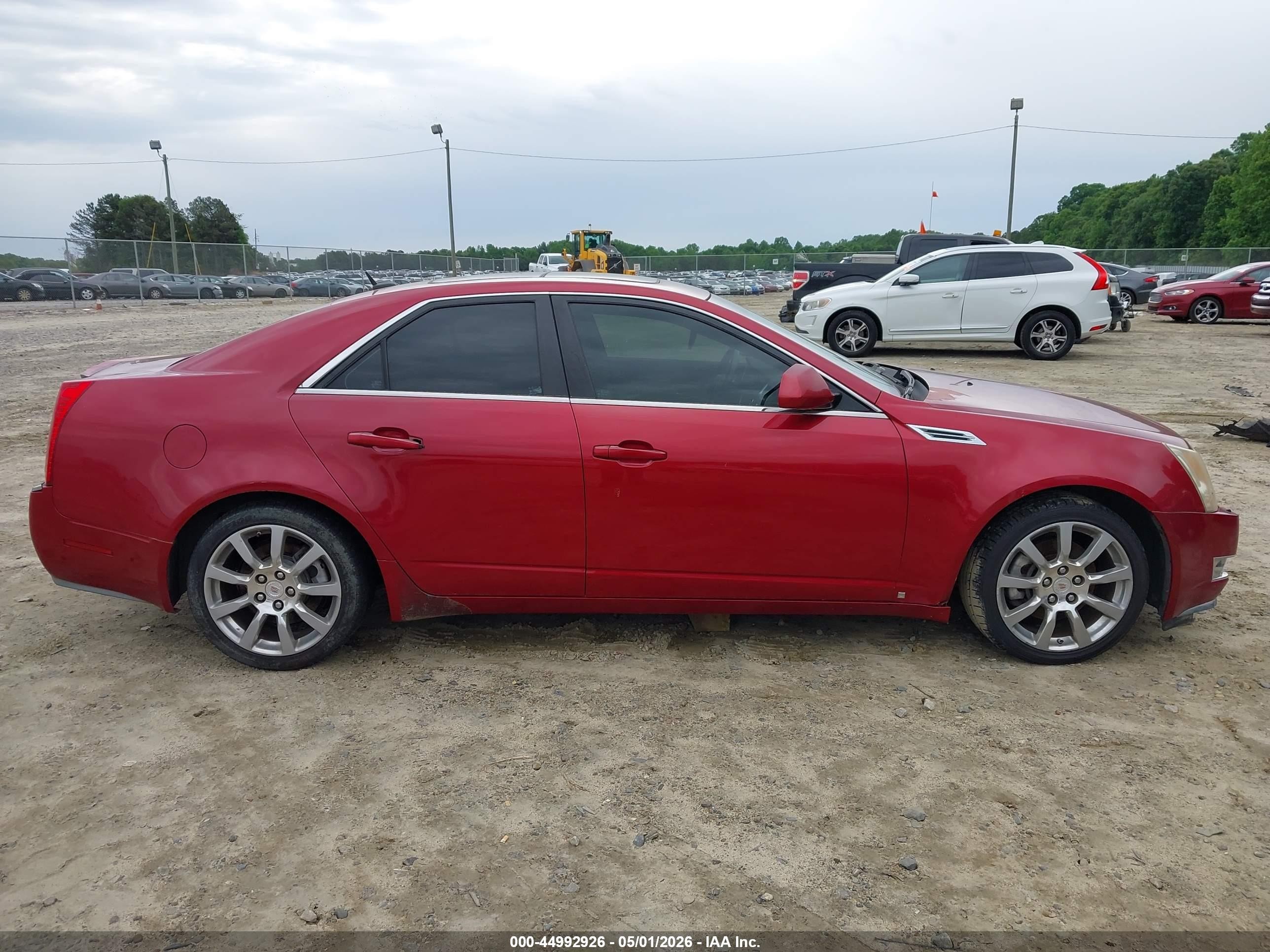 2008 Cadillac Cts Standard Red vin: 1G6DM577980122585