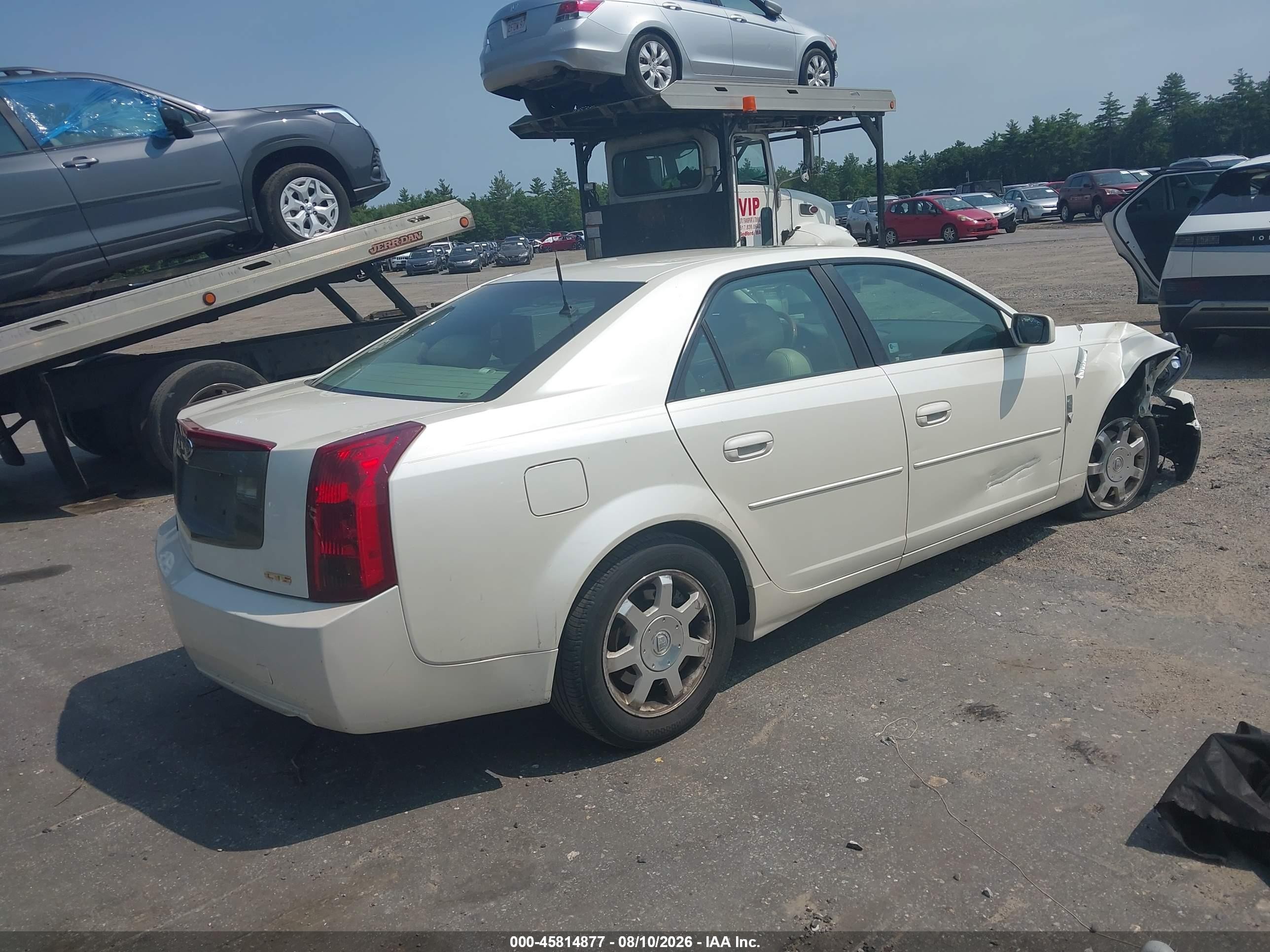 2004 Cadillac Cts   White vin: 1G6DM577X40101660