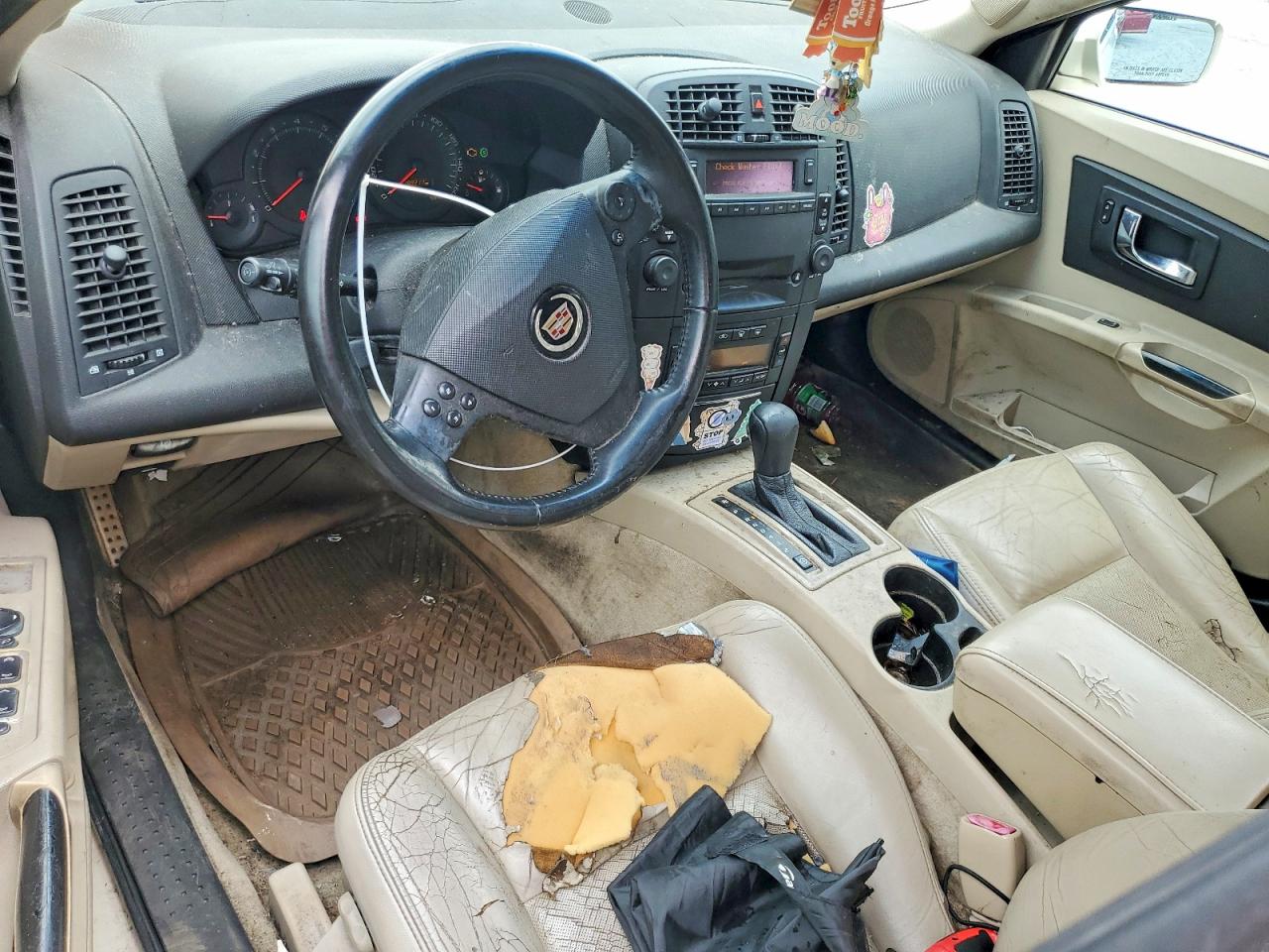 2004 Cadillac Cts White vin: 1G6DM577X40120659