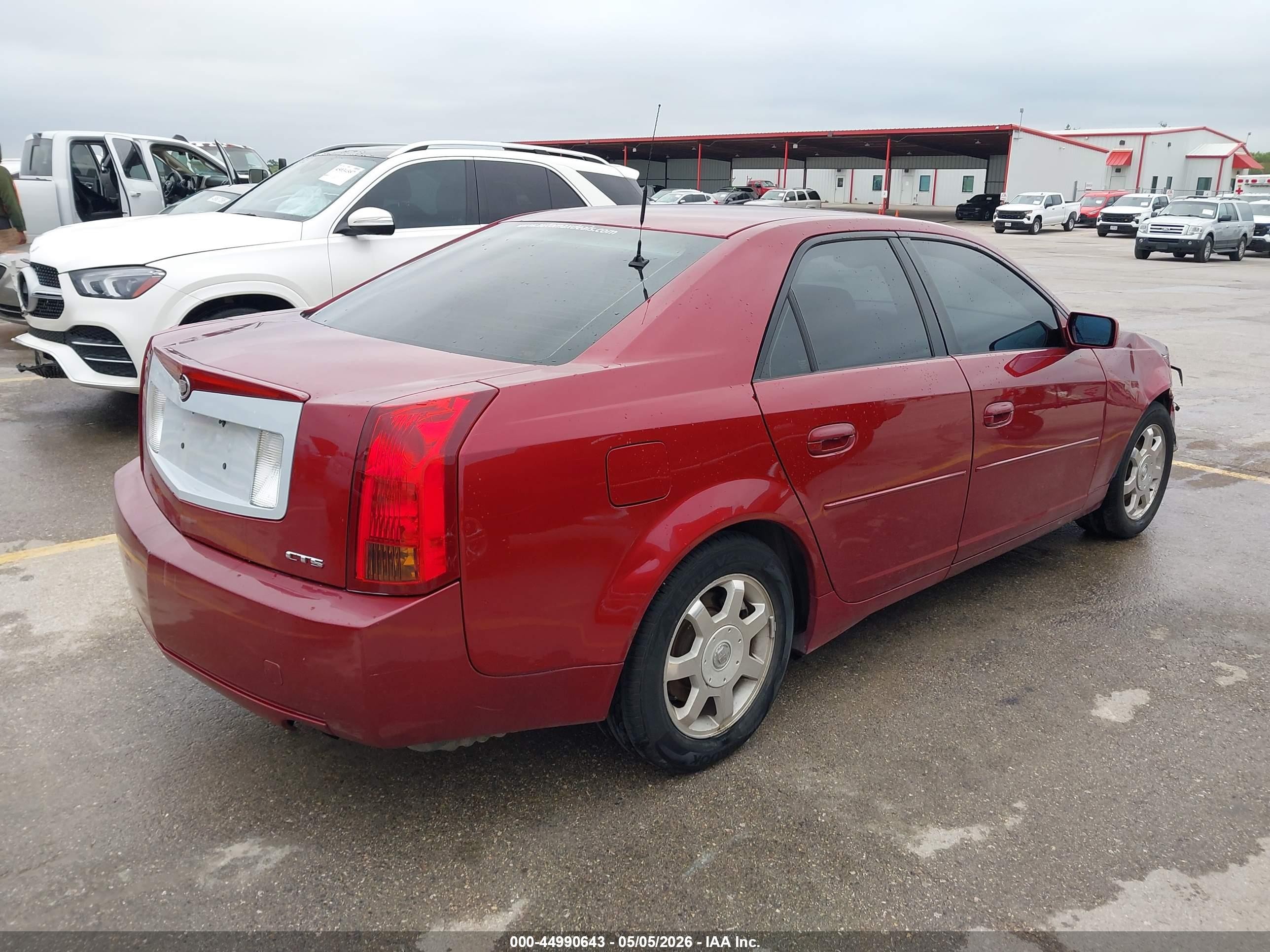 2004 Cadillac Cts Standard Red vin: 1G6DM577X40136246