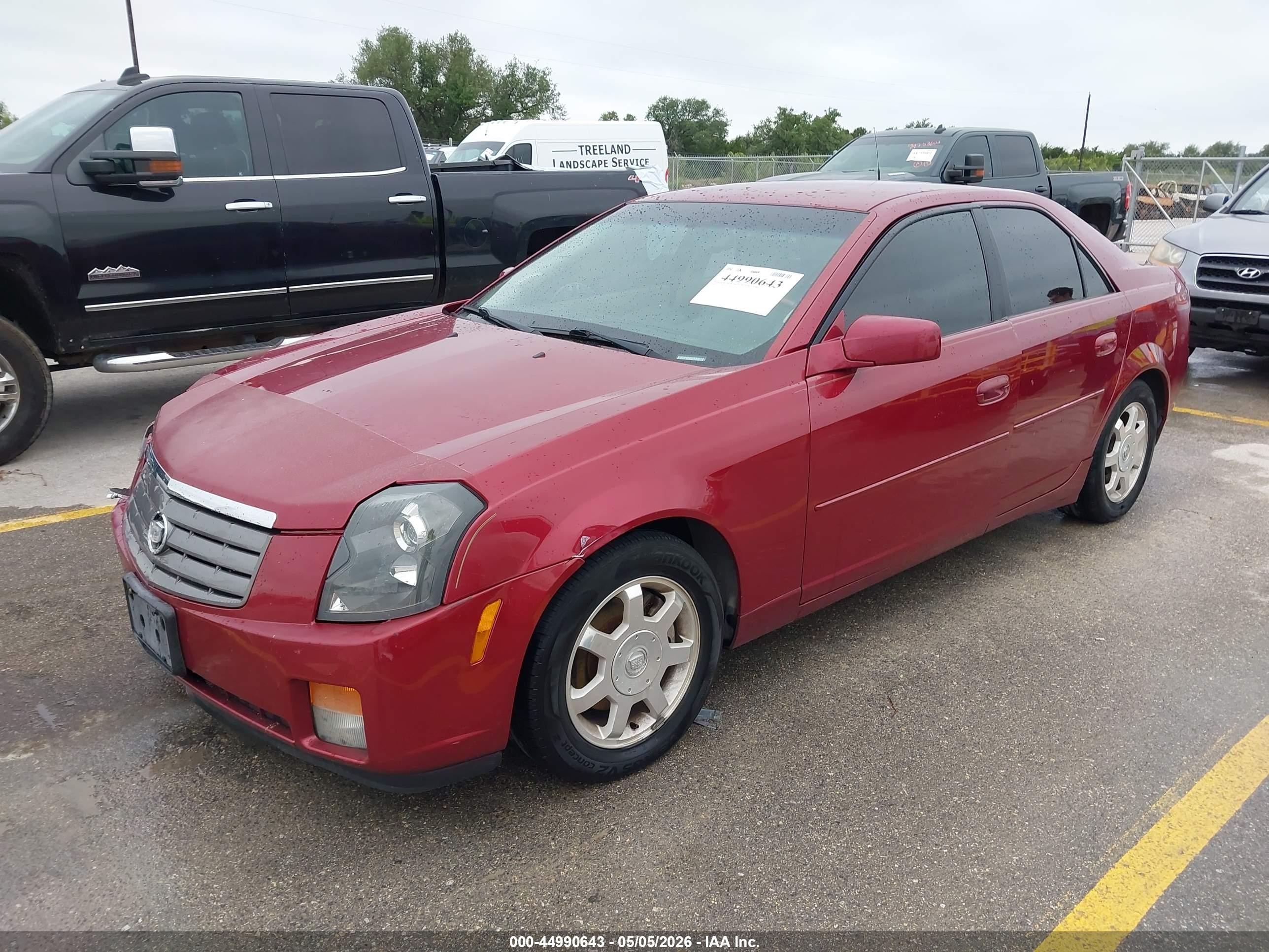 2004 Cadillac Cts Standard Red vin: 1G6DM577X40136246