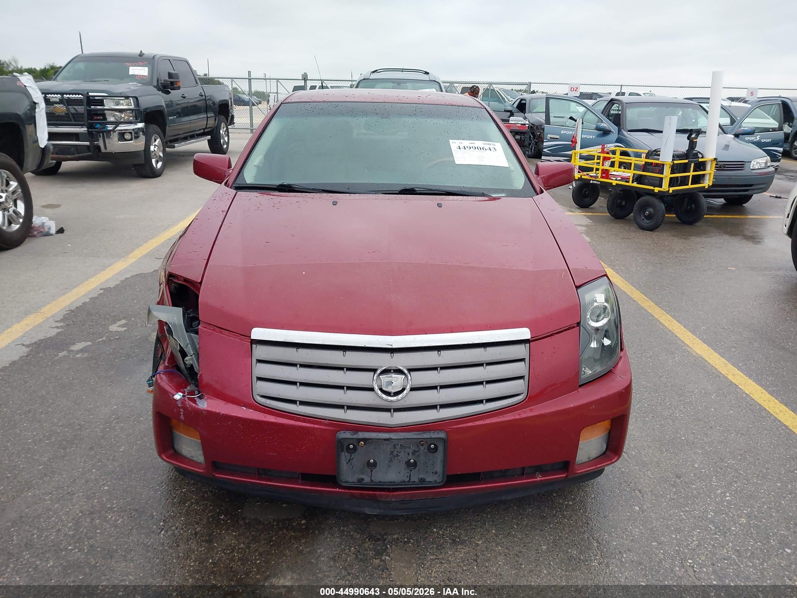 2004 Cadillac Cts Standard Red vin: 1G6DM577X40136246