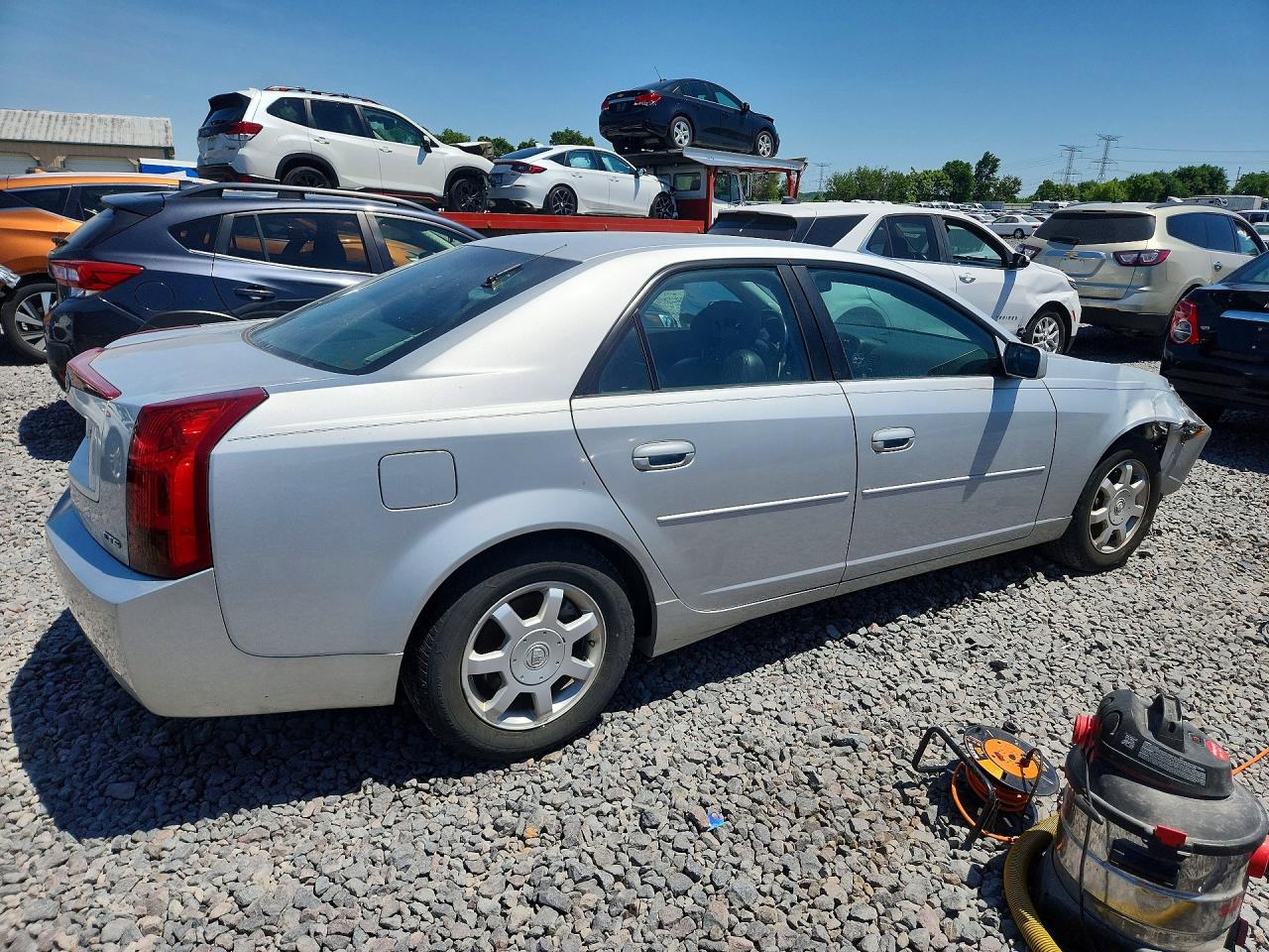 2003 Cadillac Cts Silver vin: 1G6DM57N030137144