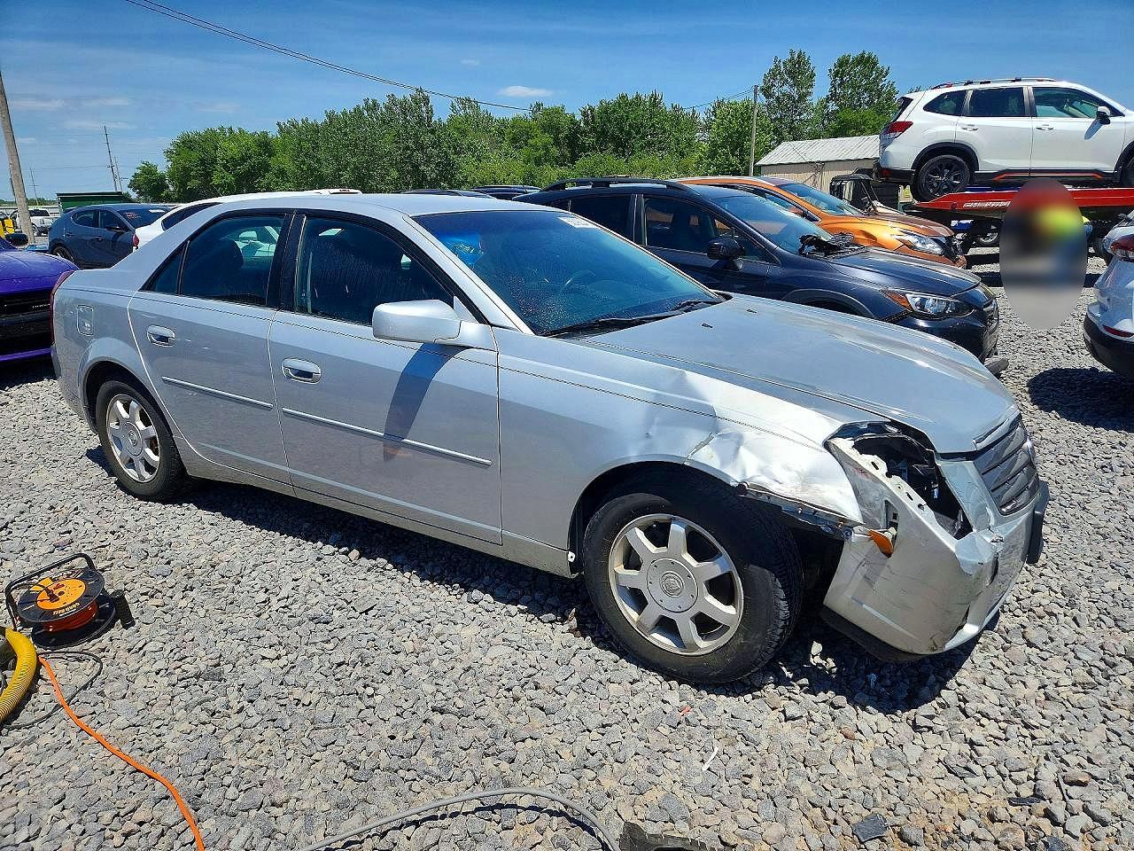 2003 Cadillac Cts Silver vin: 1G6DM57N030137144