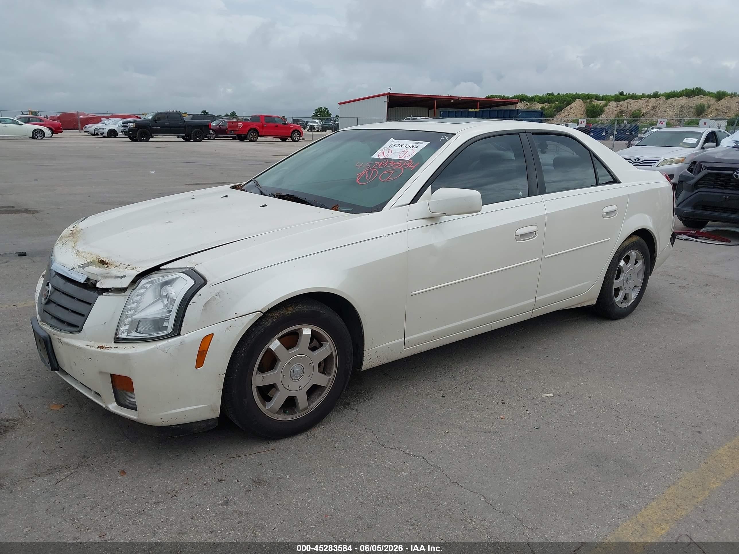 2003 Cadillac Cts Standard White vin: 1G6DM57N130131045