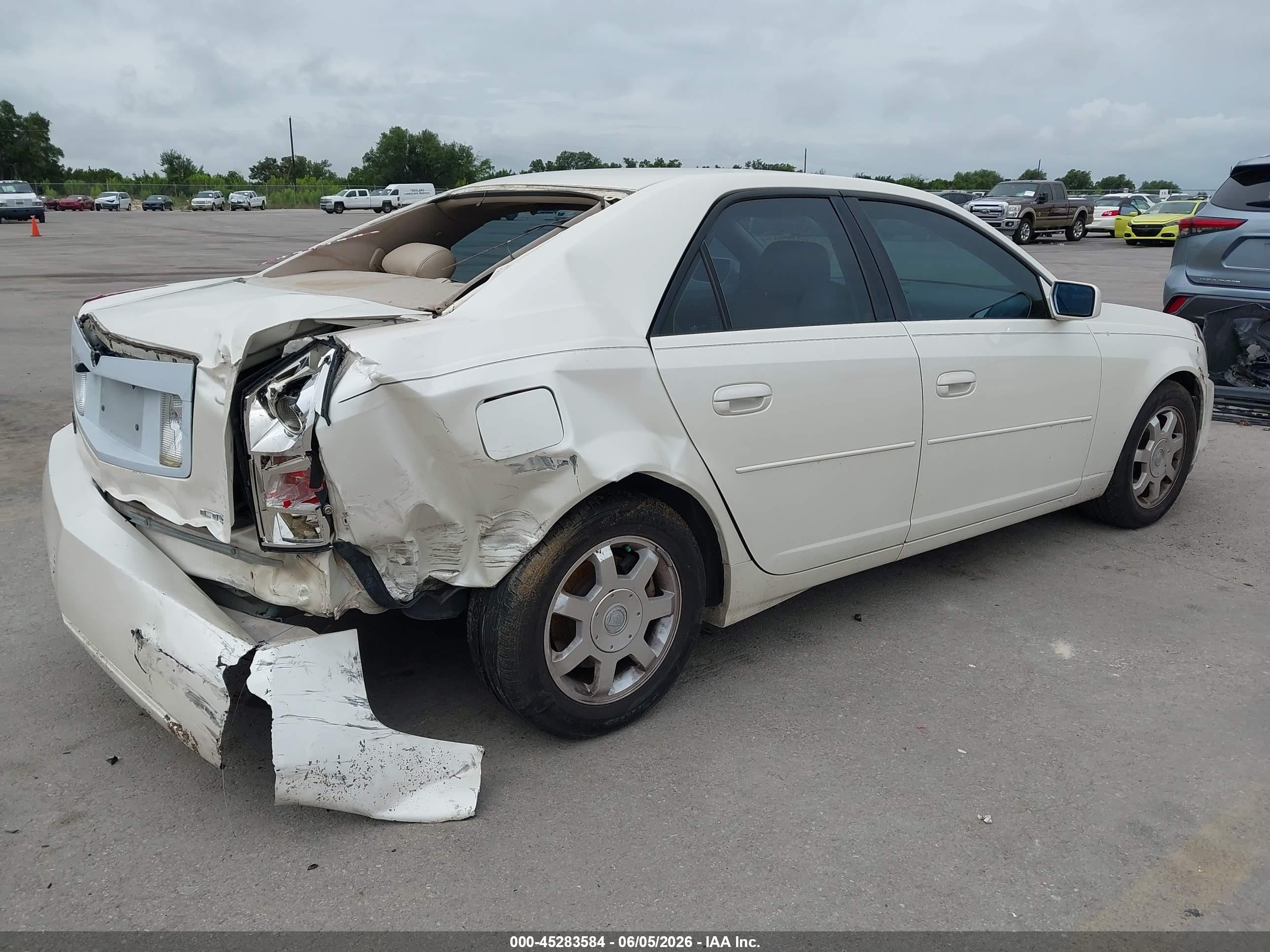 2003 Cadillac Cts Standard White vin: 1G6DM57N130131045