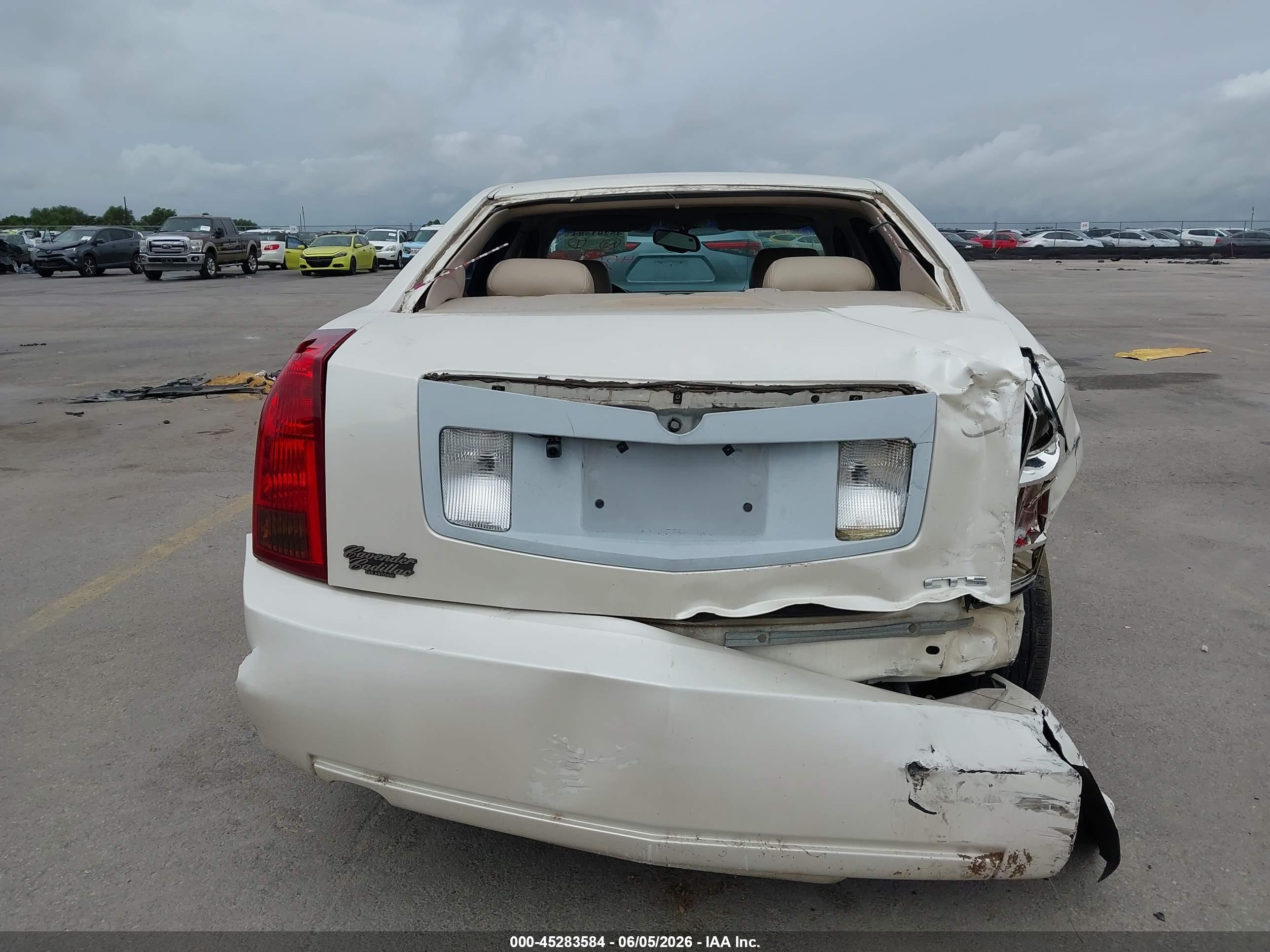 2003 Cadillac Cts Standard White vin: 1G6DM57N130131045
