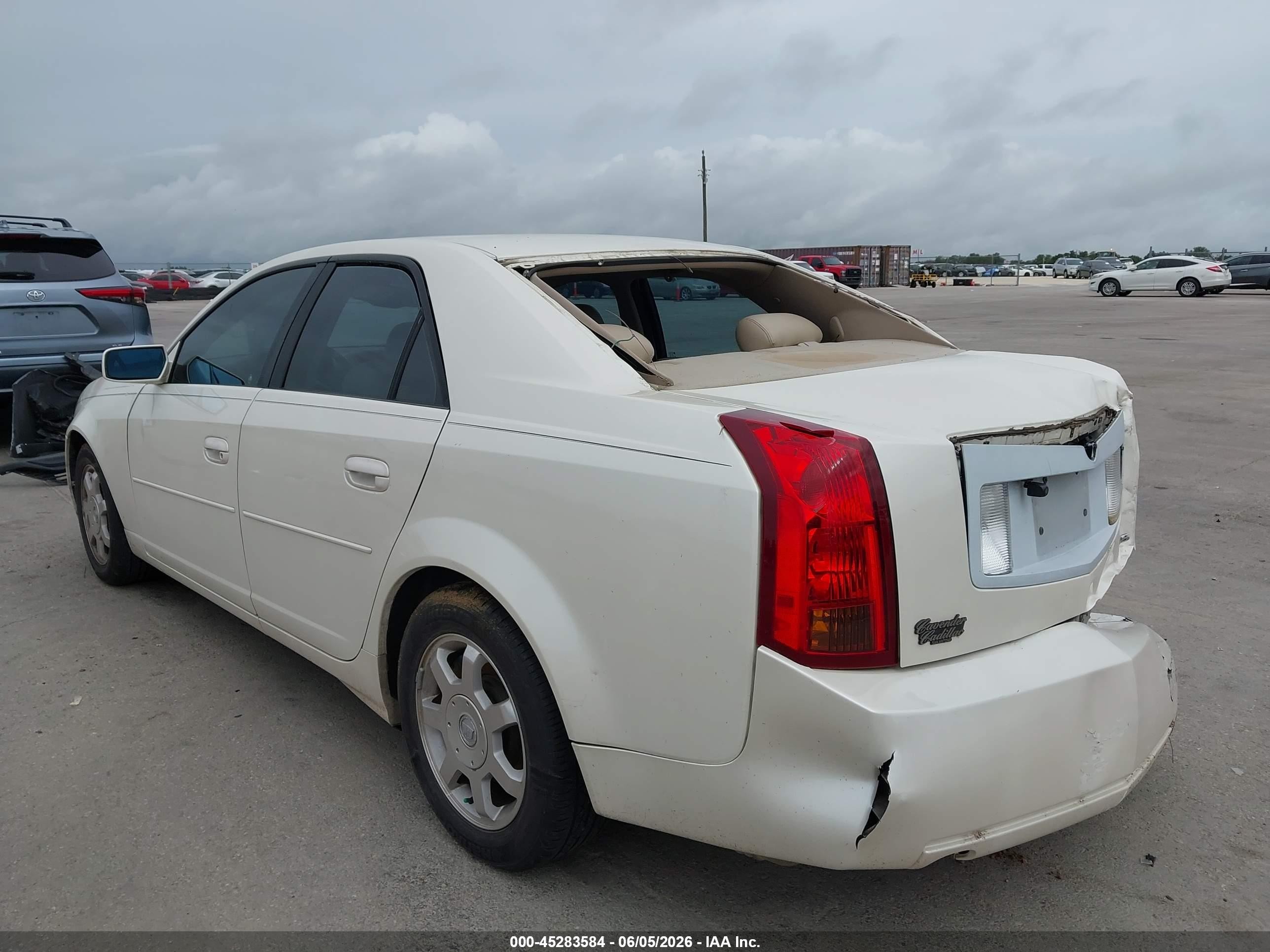 2003 Cadillac Cts Standard White vin: 1G6DM57N130131045